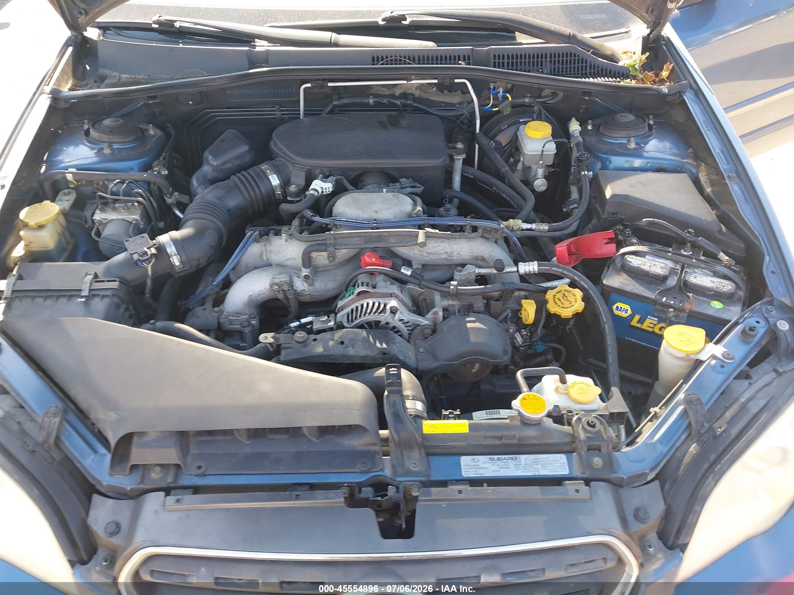 2006 Subaru Outback 2.5i Синий vin: 4S4BP61C467336665