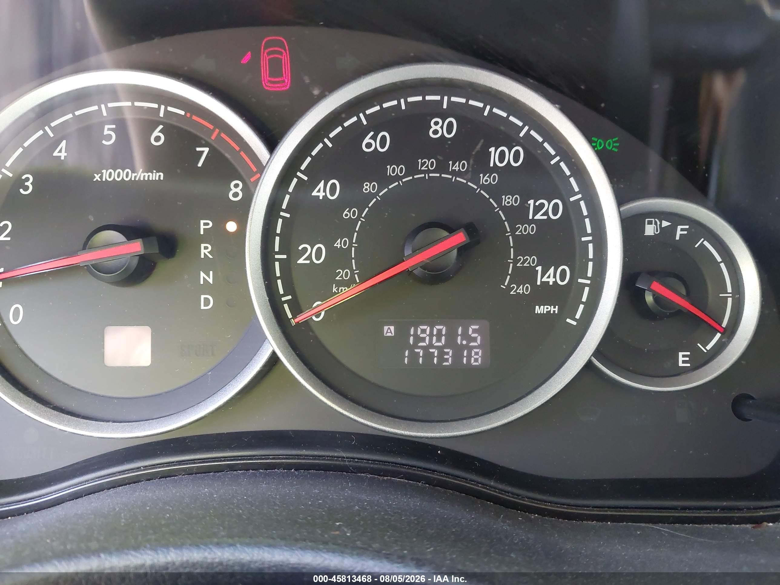 2006 Subaru Outback 2.5i Blue vin: 4S4BP61C467340246