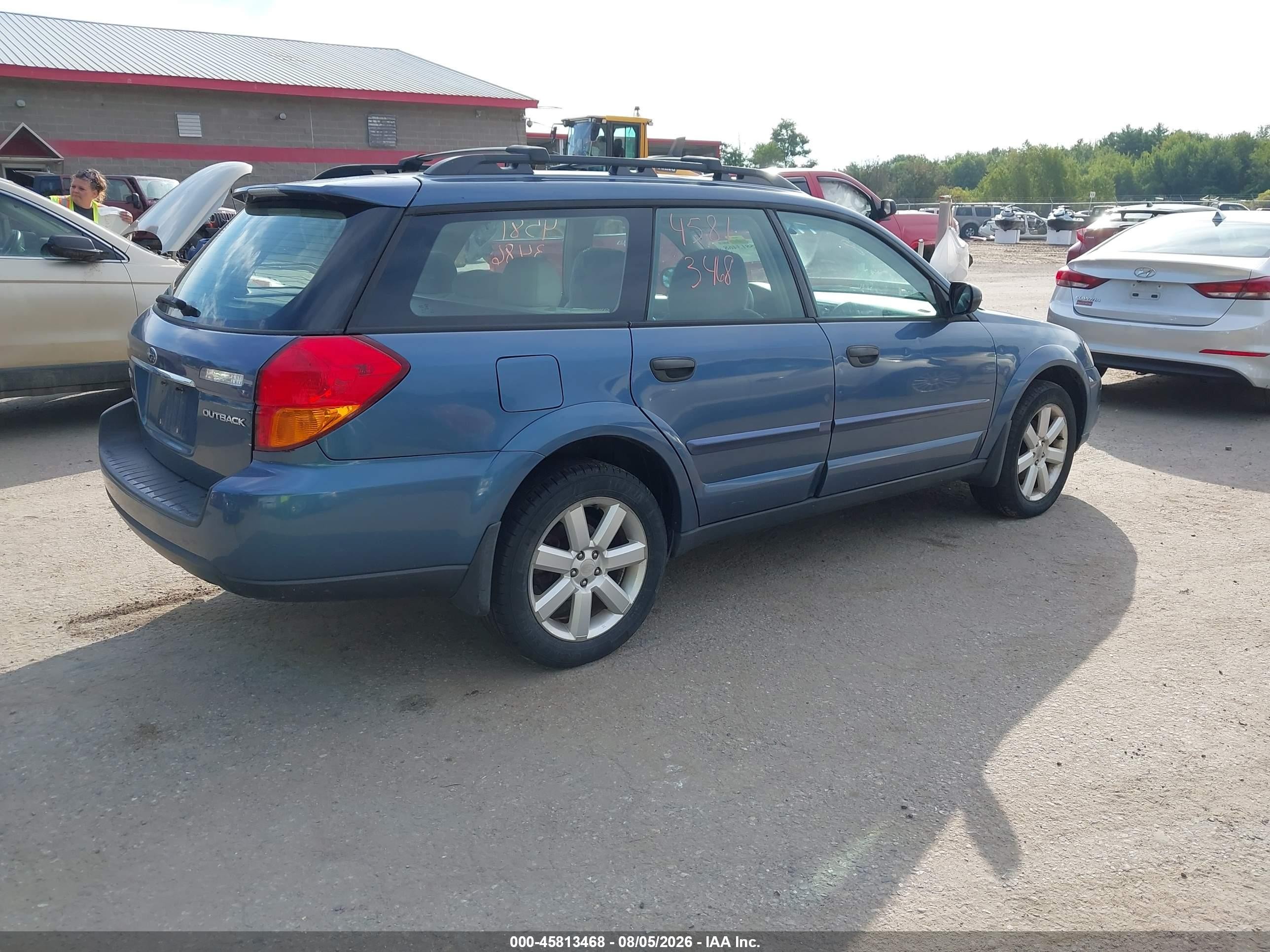 2006 Subaru Outback 2.5i Blue vin: 4S4BP61C467340246