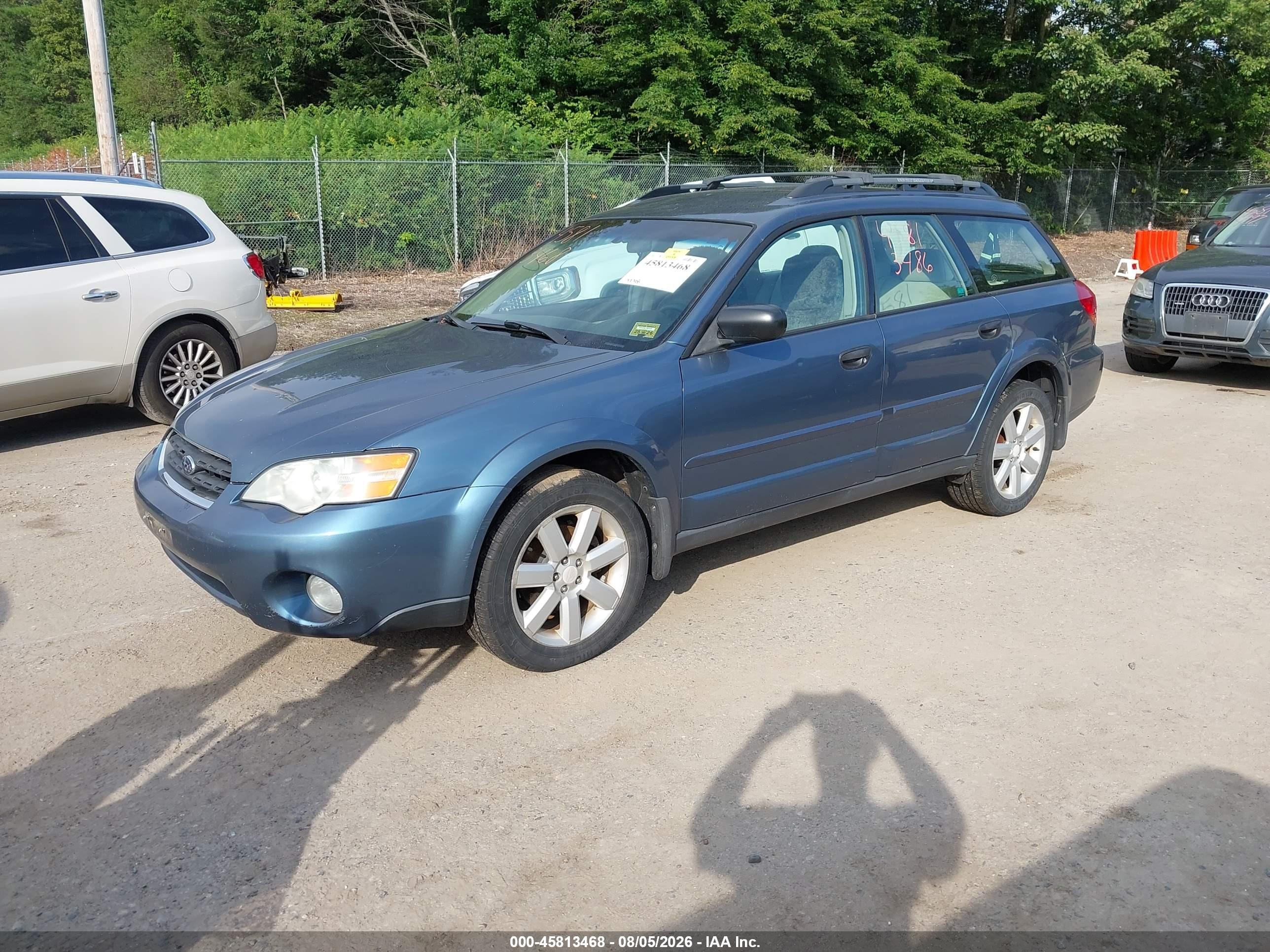 2006 Subaru Outback 2.5i Blue vin: 4S4BP61C467340246