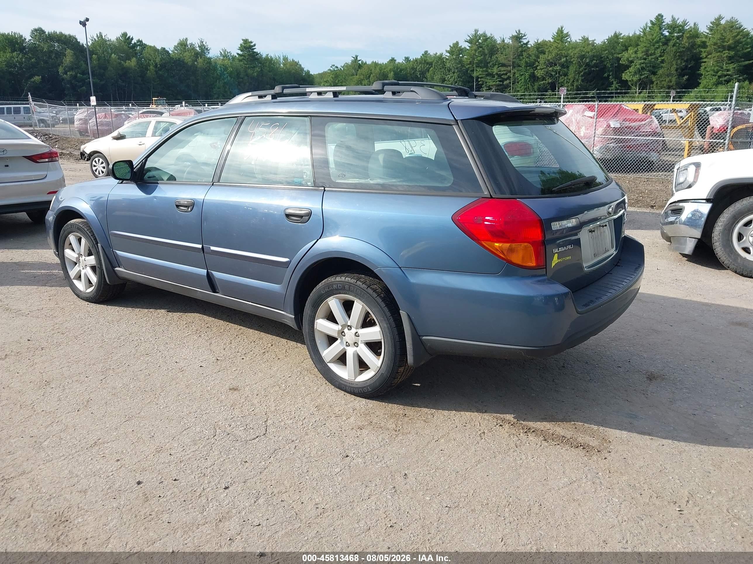 2006 Subaru Outback 2.5i Blue vin: 4S4BP61C467340246