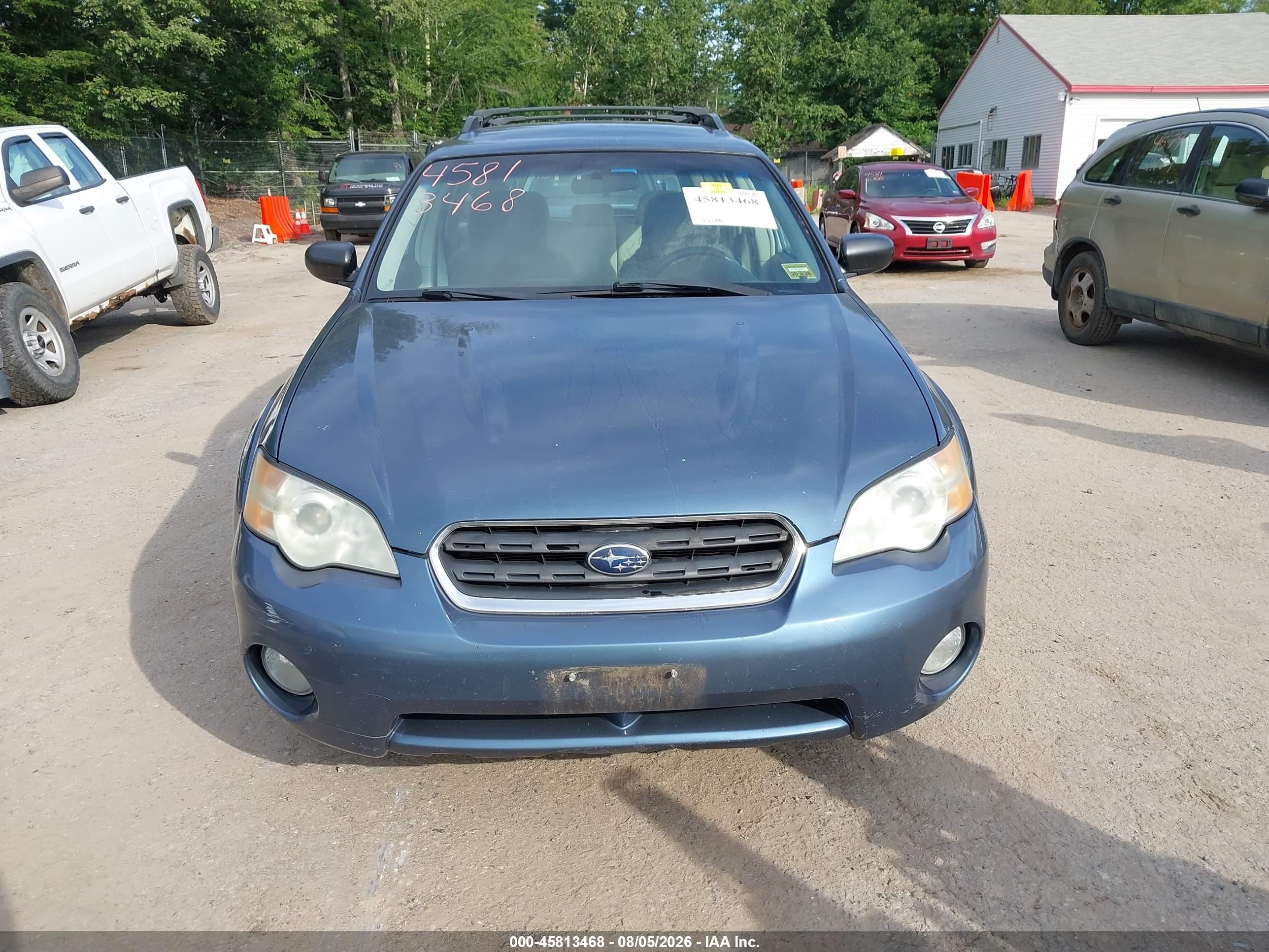 2006 Subaru Outback 2.5i Blue vin: 4S4BP61C467340246