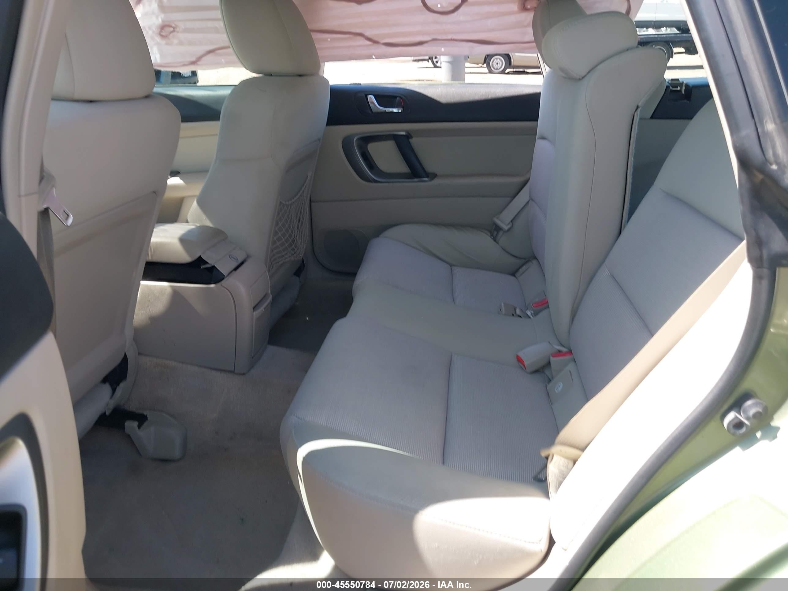 2007 Subaru Outback 2.5i Green vin: 4S4BP61C476321767