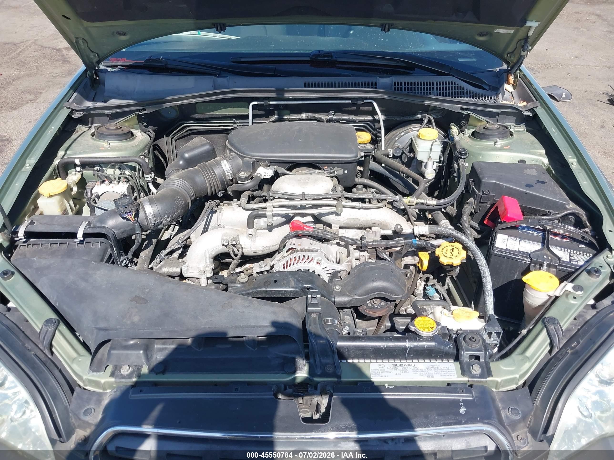 2007 Subaru Outback 2.5i Green vin: 4S4BP61C476321767