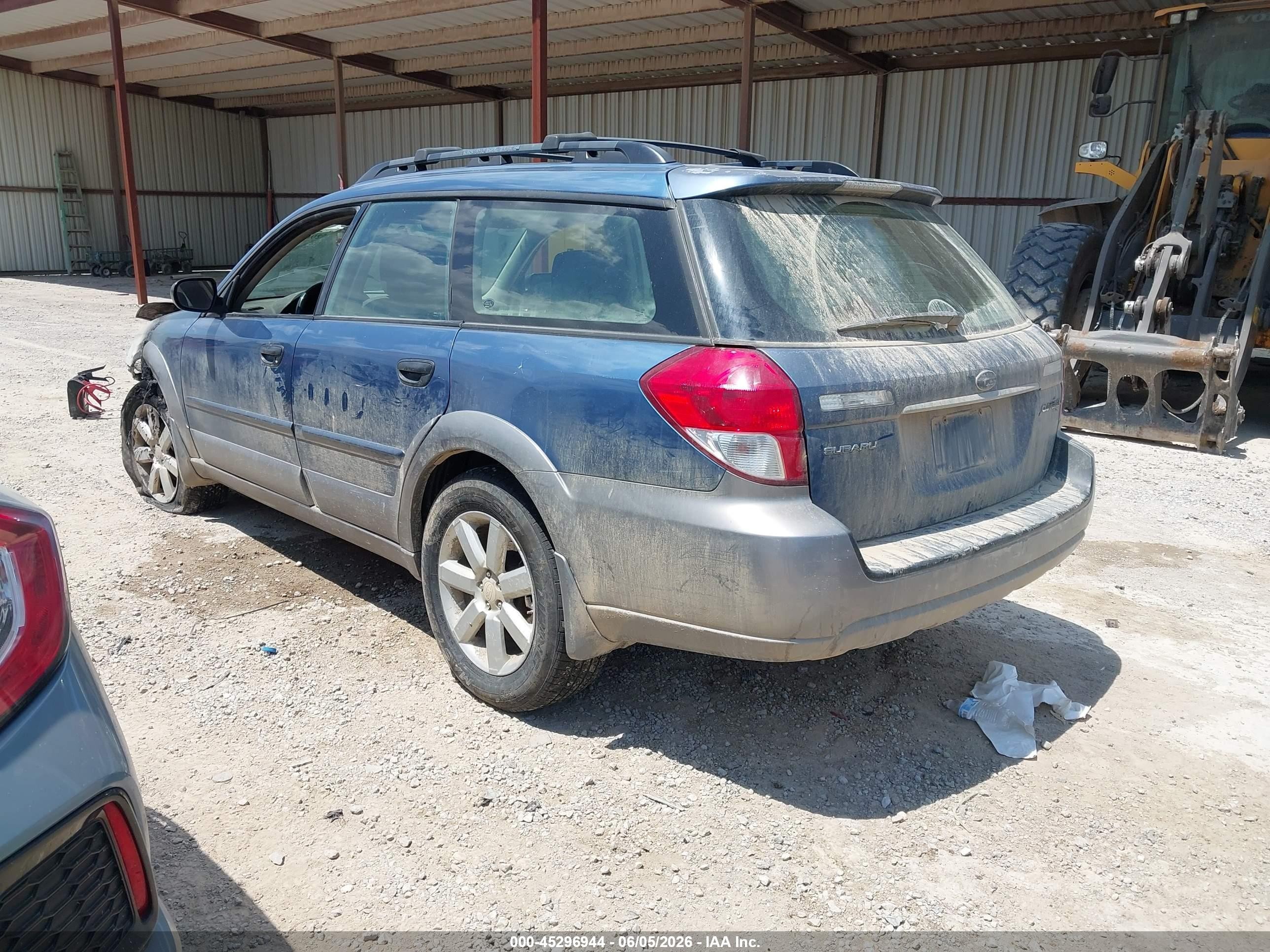 2008 Subaru Outback 2.5i/2.5i L.l. Bean Edition Blue vin: 4S4BP61C487307458