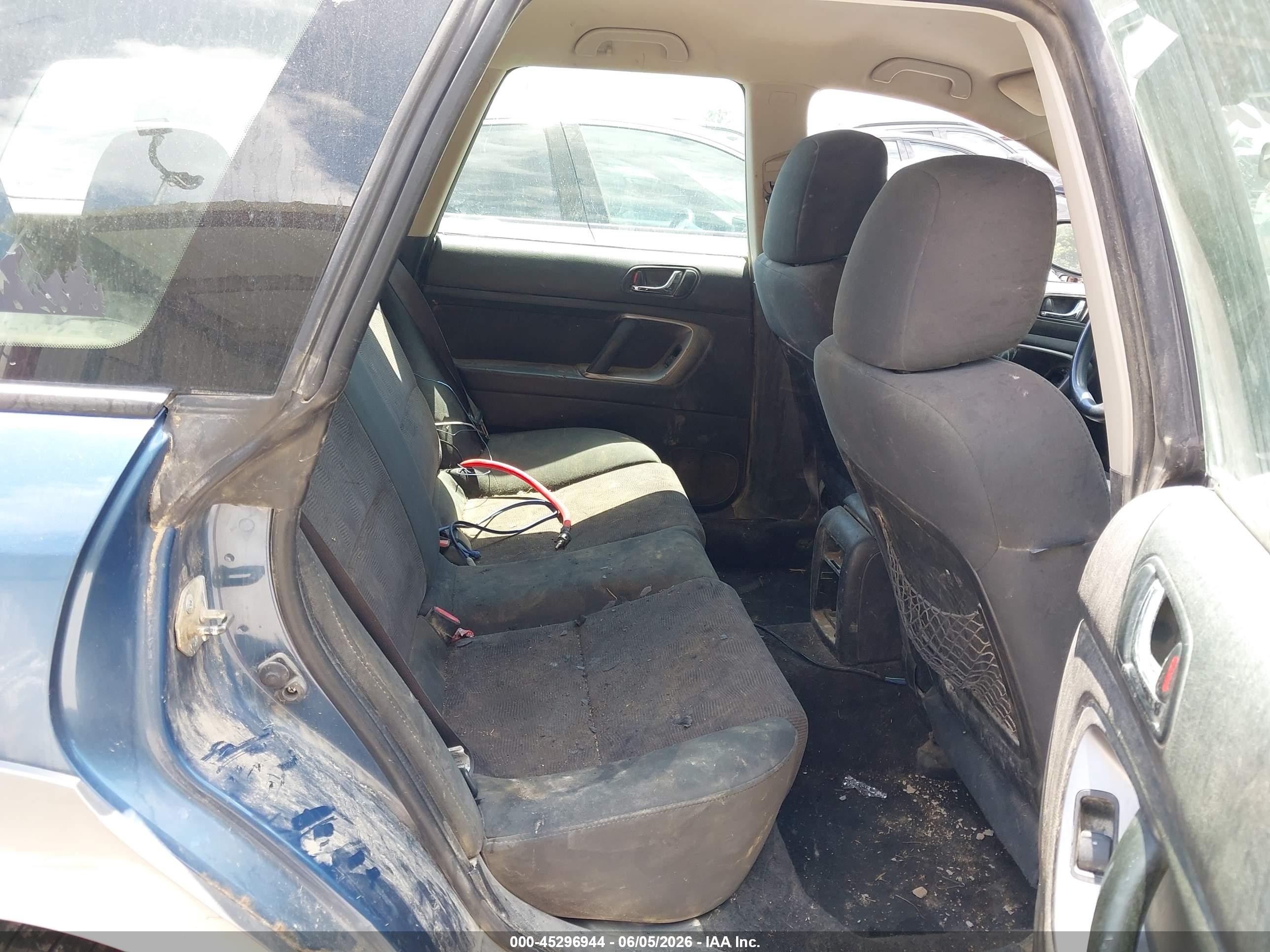 2008 Subaru Outback 2.5i/2.5i L.l. Bean Edition Blue vin: 4S4BP61C487307458
