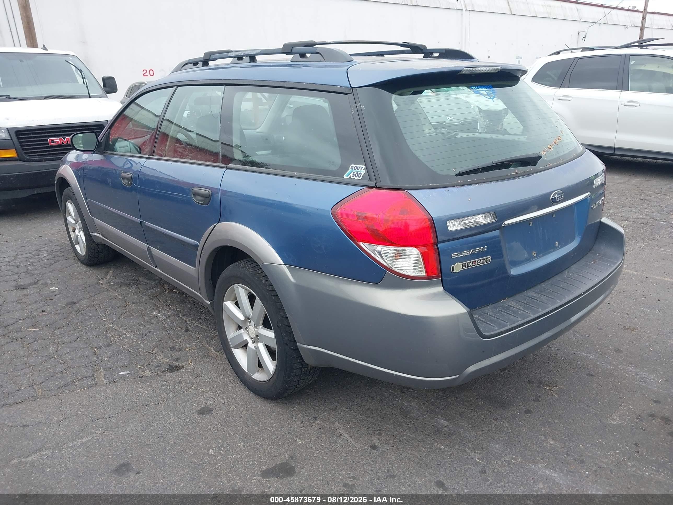 2008 Subaru Outback 2.5i/2.5i L.l. Bean Edition Blue vin: 4S4BP61C487311414