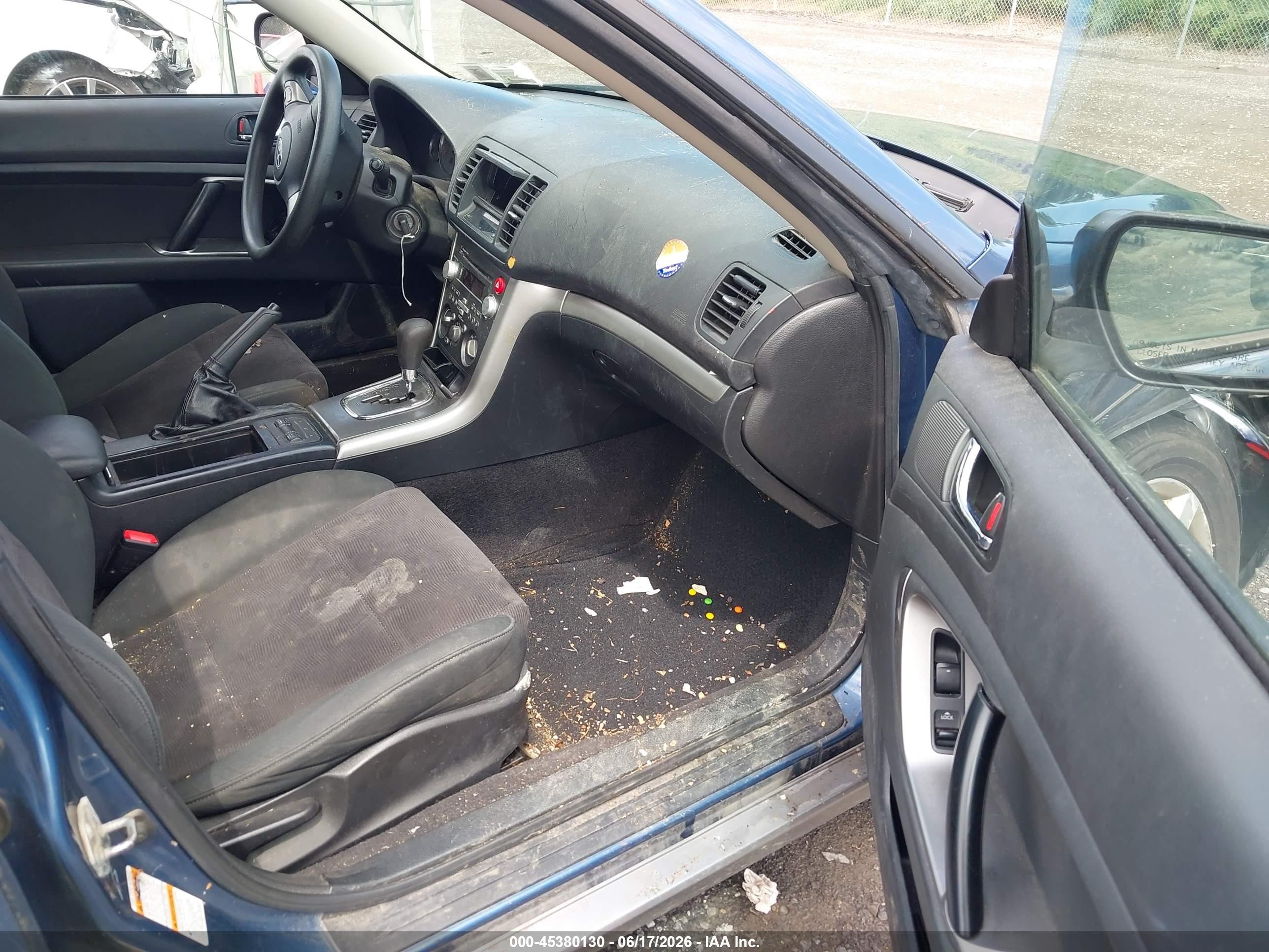 2008 Subaru Outback 2.5i/2.5i L.l. Bean Edition Blue vin: 4S4BP61C487365988