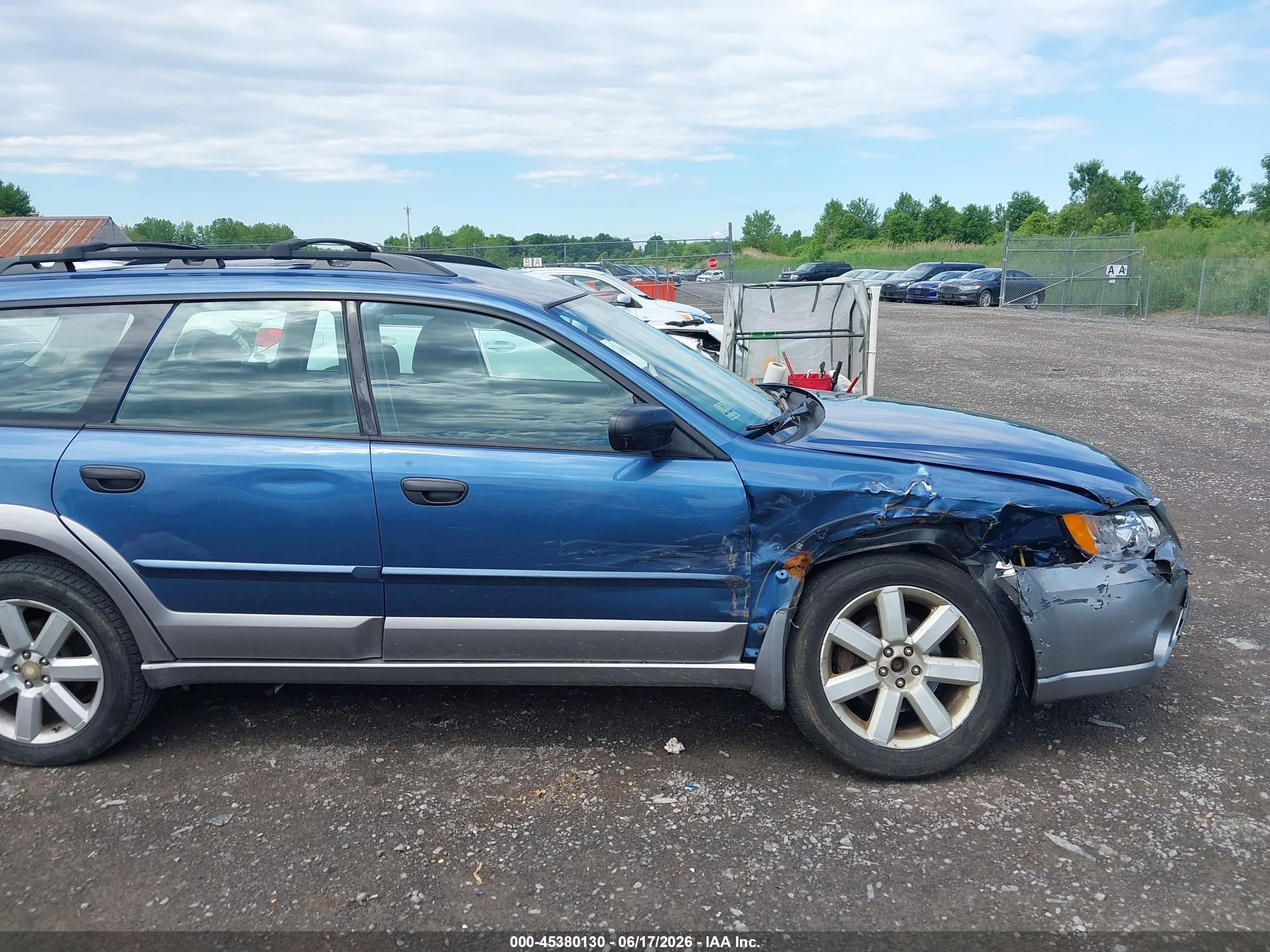 2008 Subaru Outback 2.5i/2.5i L.l. Bean Edition Blue vin: 4S4BP61C487365988