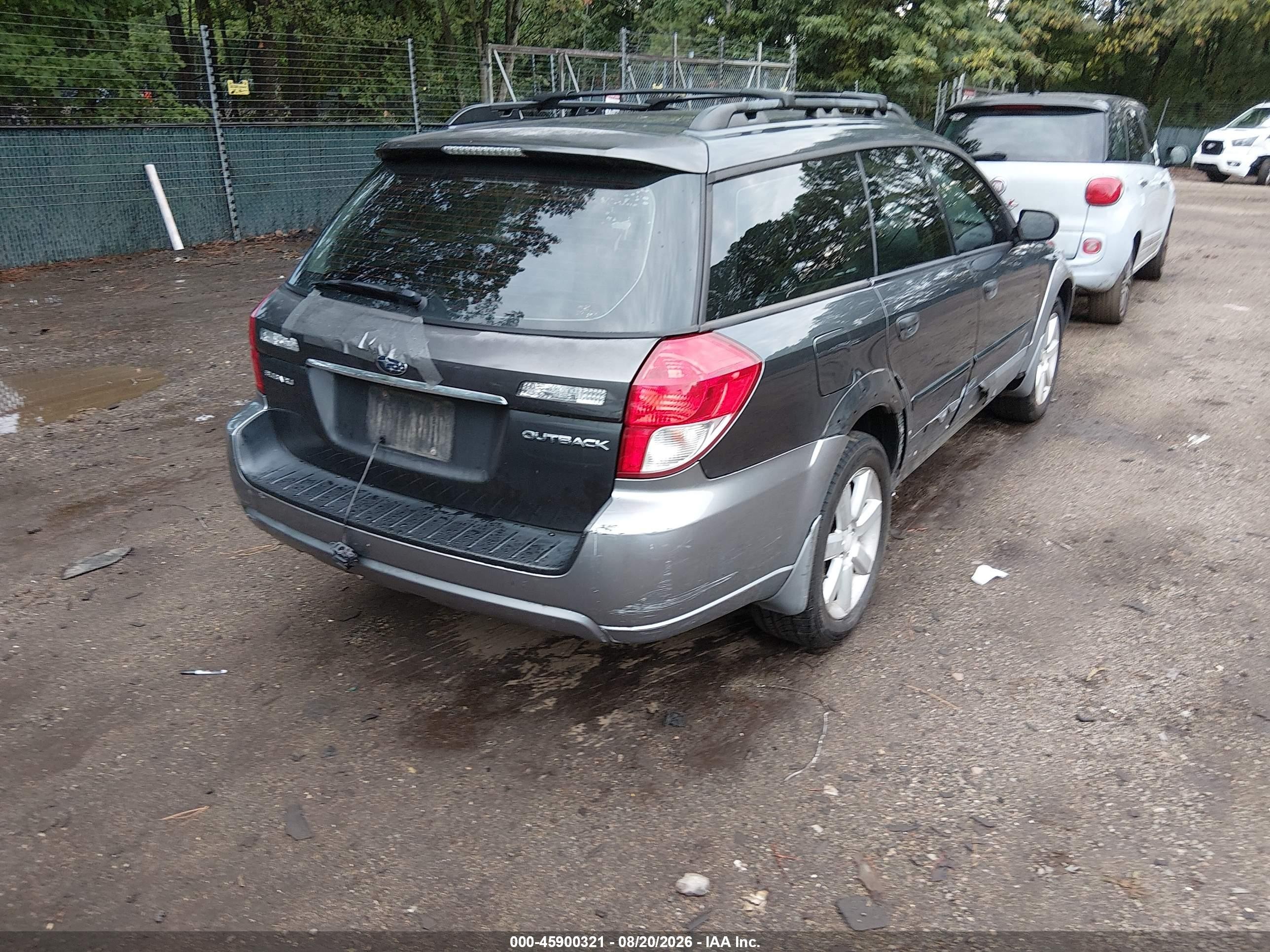 2009 Subaru Outback 2.5i Gray vin: 4S4BP61C497335908
