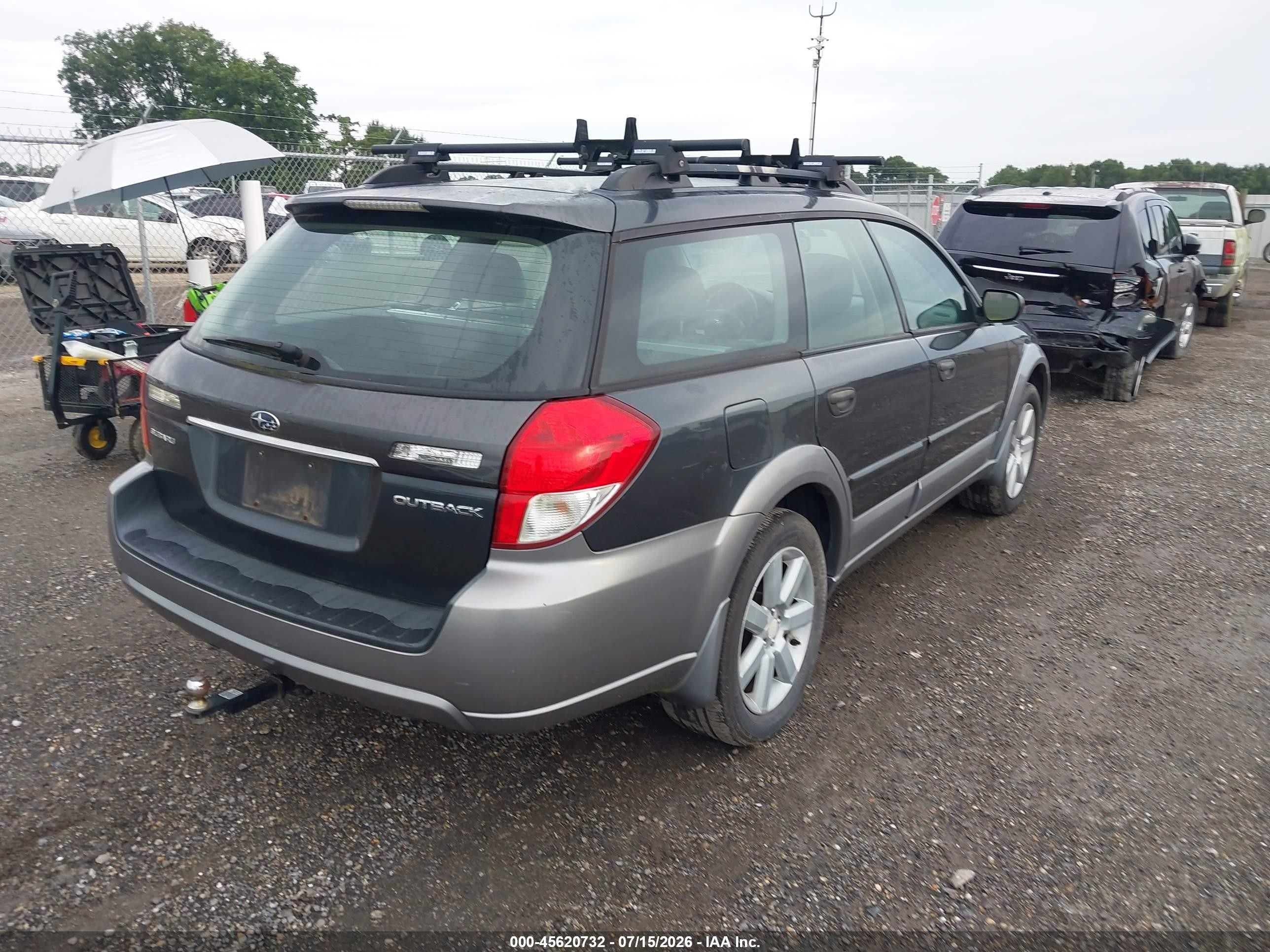 2009 Subaru Outback 2.5i Gray vin: 4S4BP61C497342762