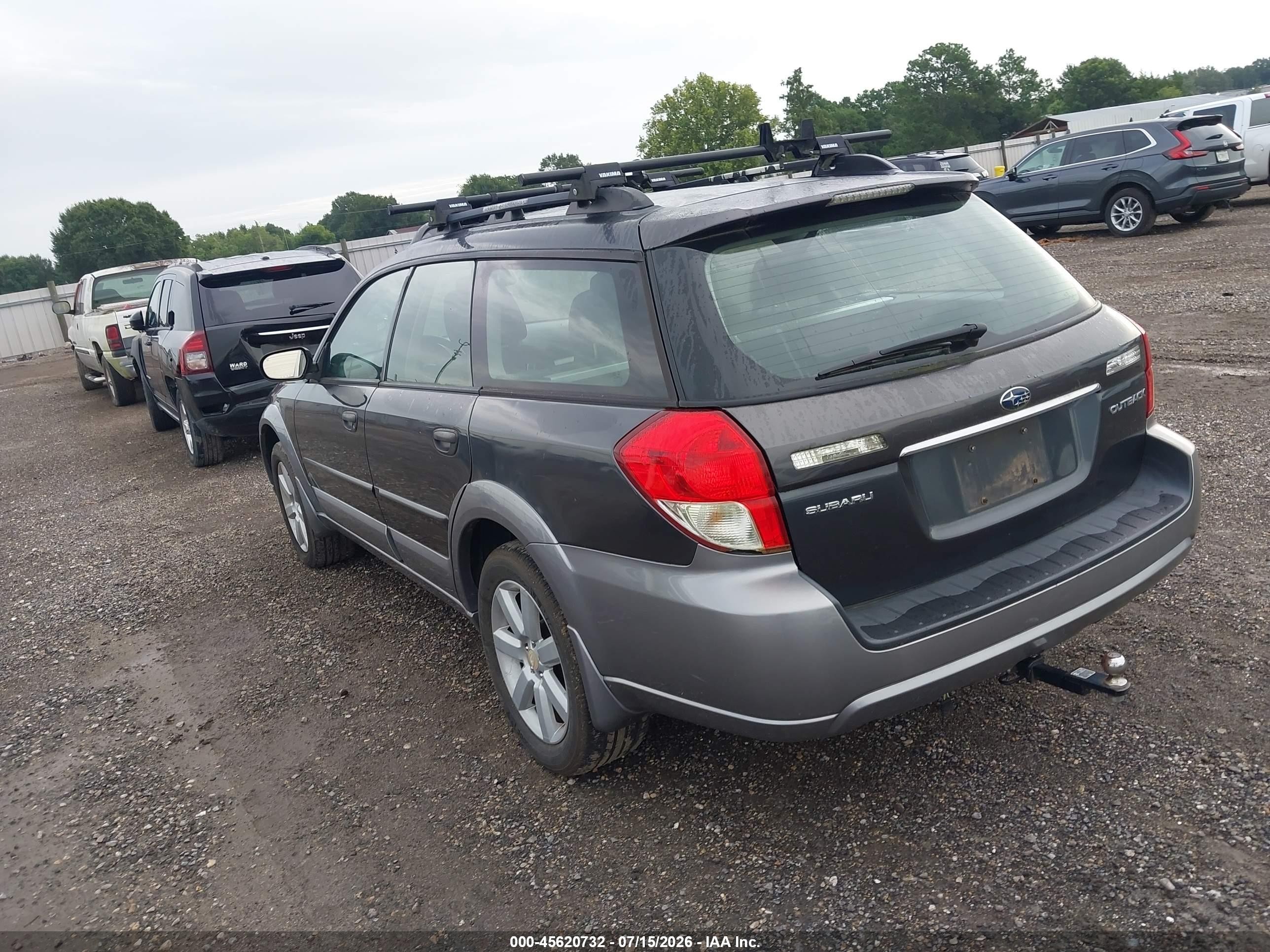 2009 Subaru Outback 2.5i Gray vin: 4S4BP61C497342762
