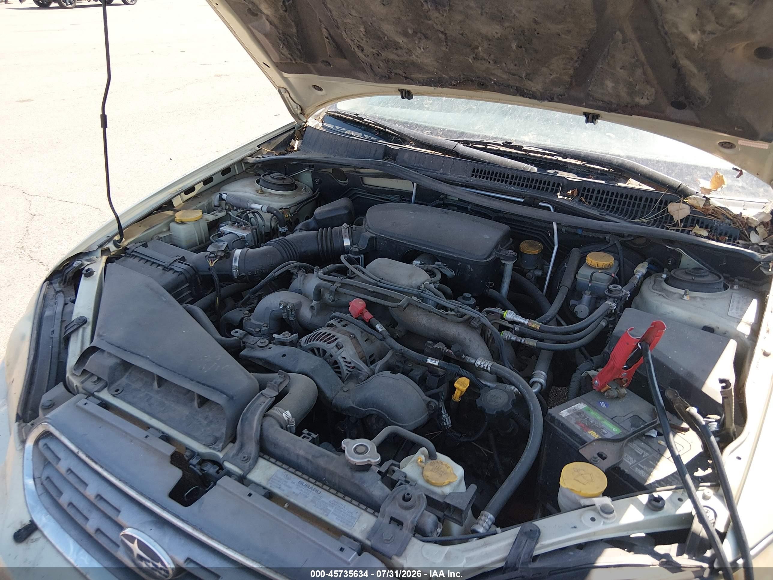 2005 Subaru Outback 2.5i Champagne vin: 4S4BP61C556313402