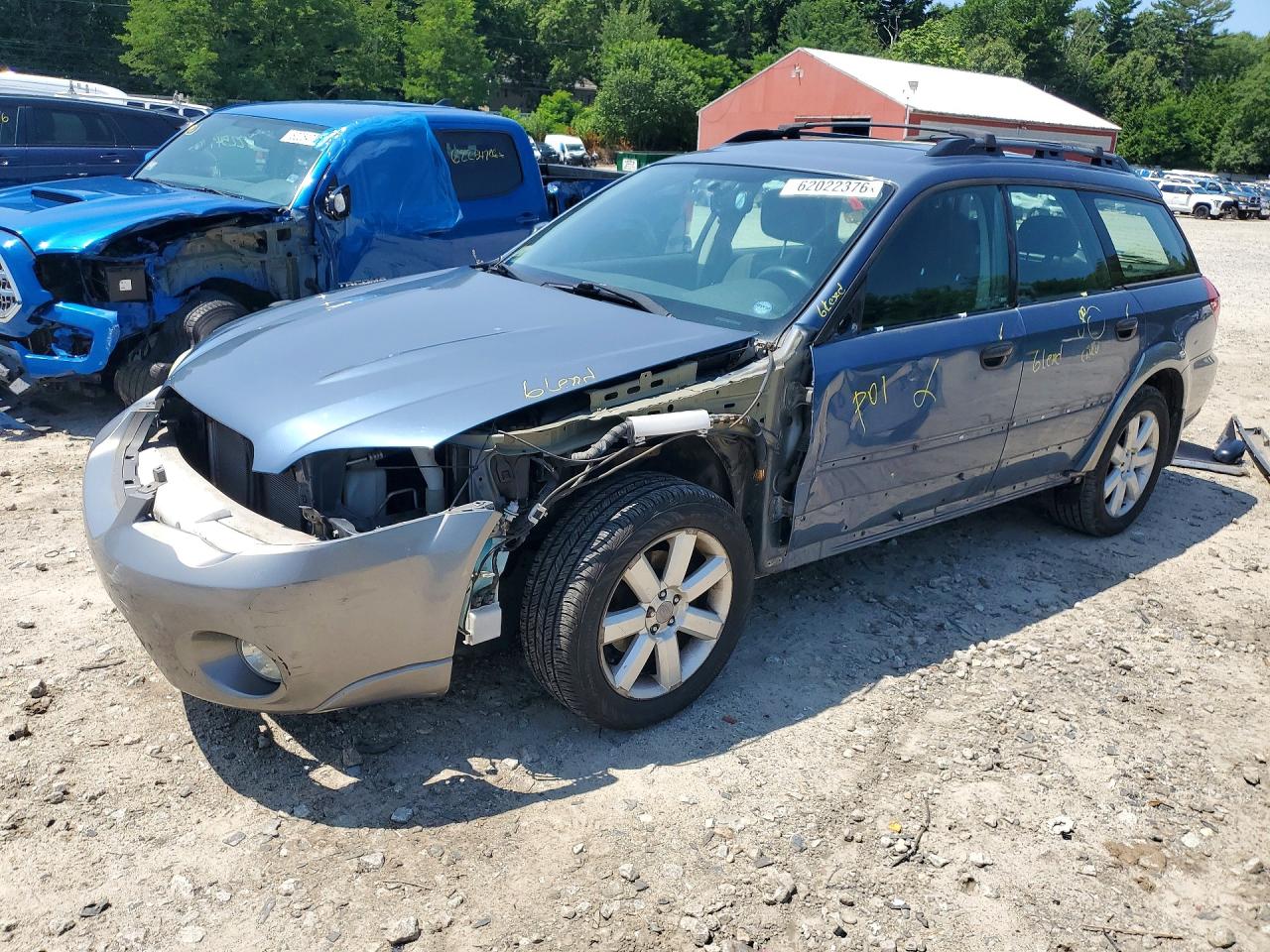 2006 Subaru Legacy Outback 2.5i Blue vin: 4S4BP61C566362357