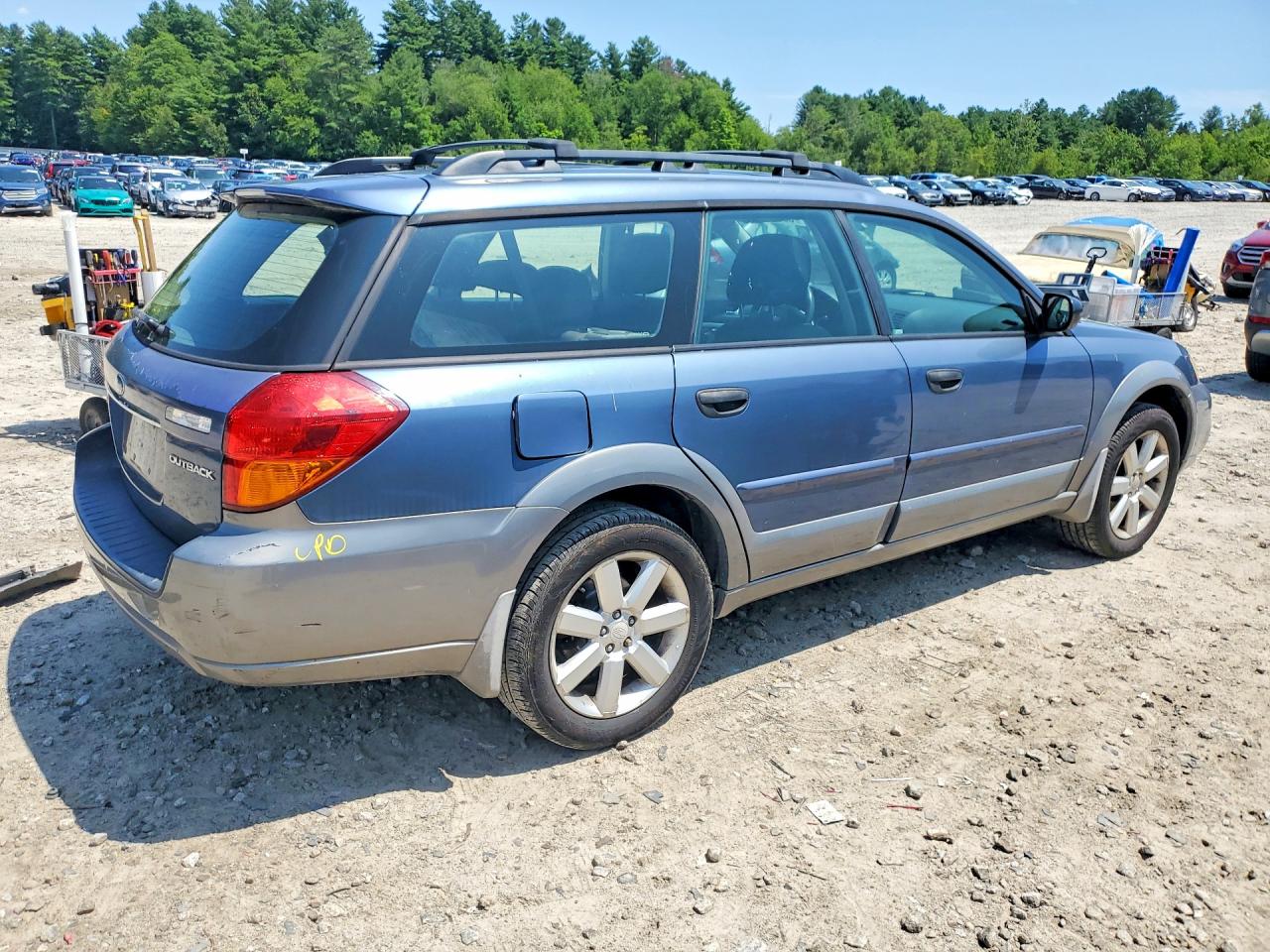 2006 Subaru Legacy Outback 2.5i Синий vin: 4S4BP61C566362357