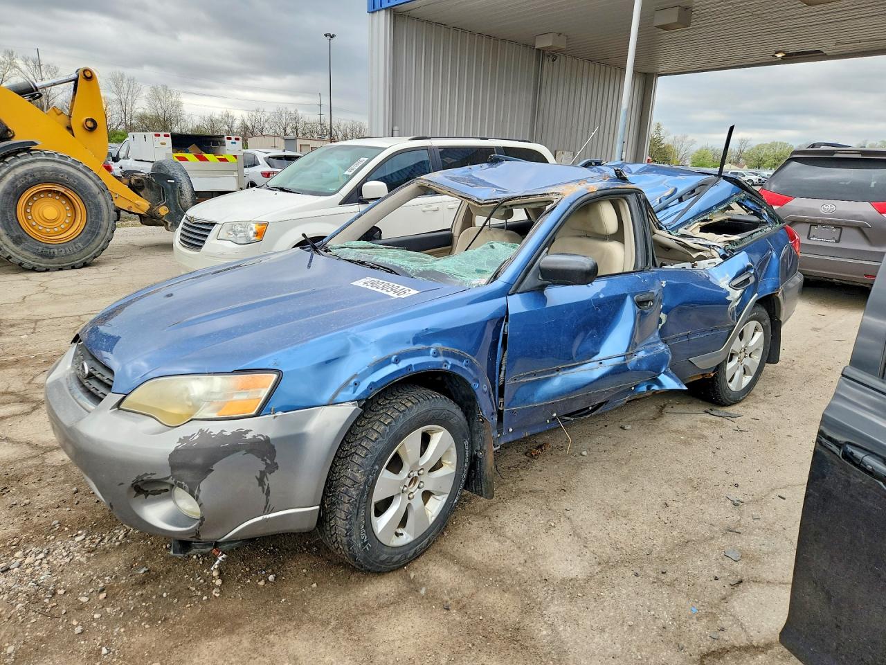 2007 Subaru Outback Outback 2.5i Blue vin: 4S4BP61C576335421