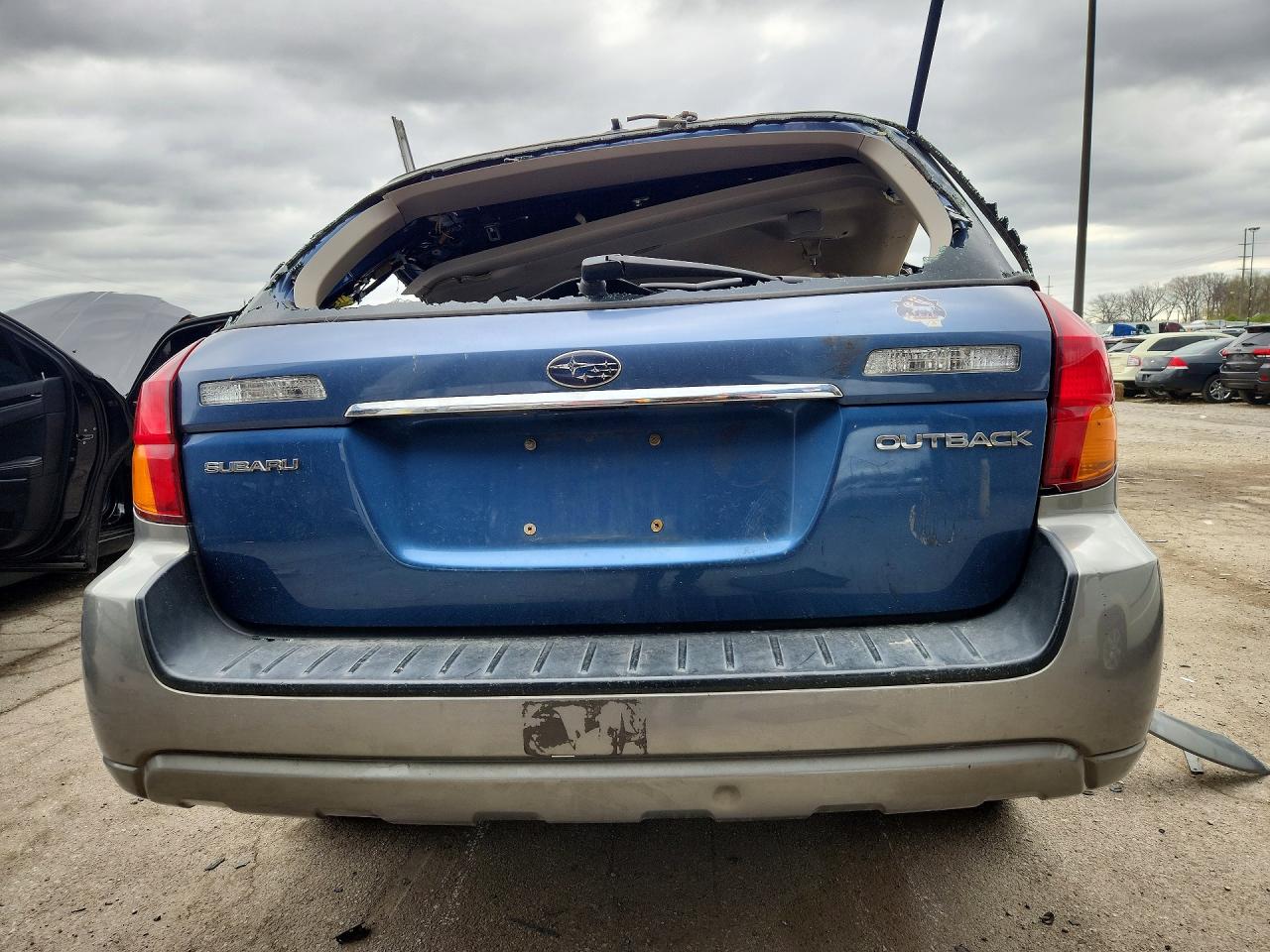 2007 Subaru Outback Outback 2.5i Blue vin: 4S4BP61C576335421