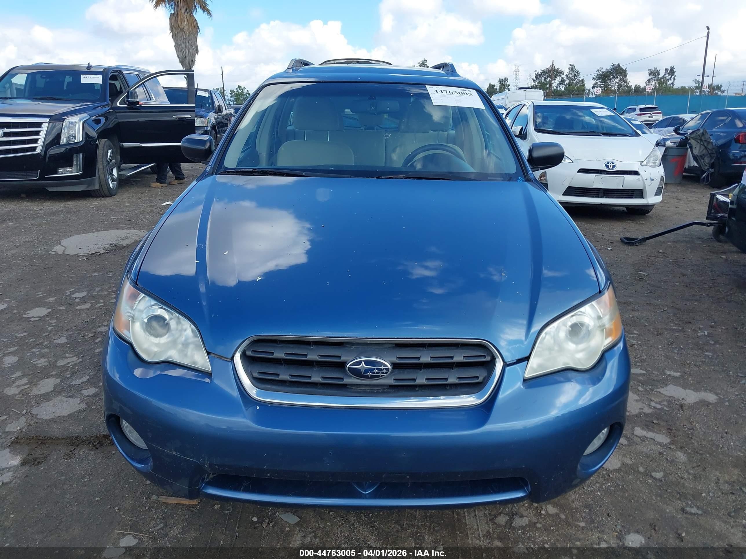 2007 Subaru Legacy 2.5i/2.5i Basic Blue vin: 4S4BP61C576343289