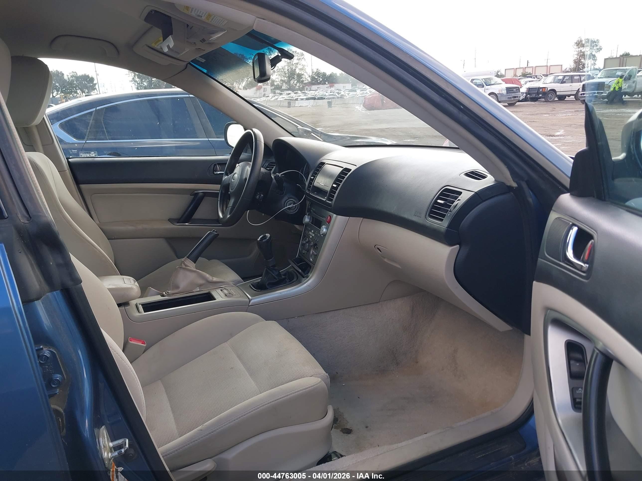 2007 Subaru Legacy 2.5i/2.5i Basic Blue vin: 4S4BP61C576343289