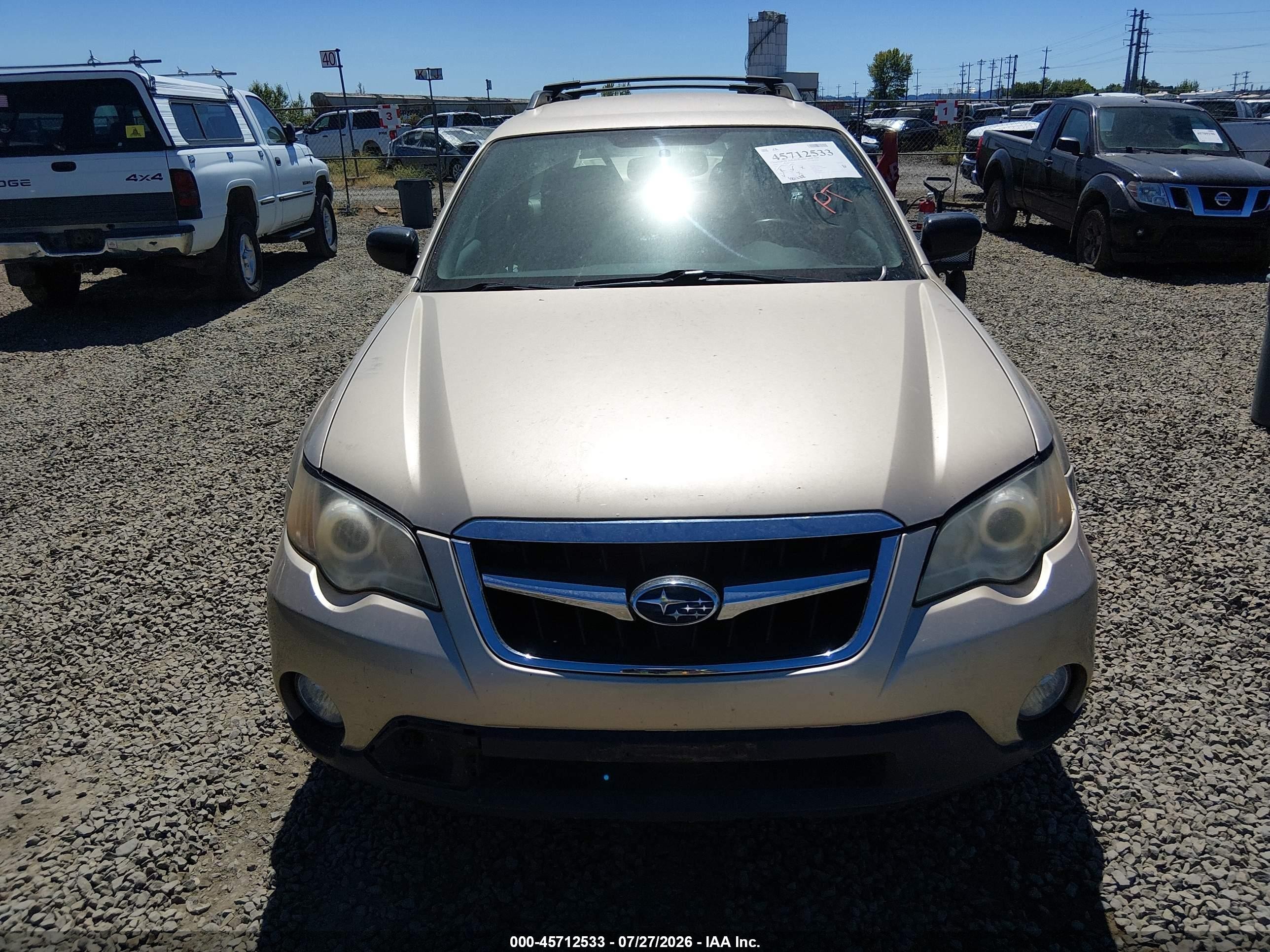 2008 Subaru Outback 2.5i/2.5i L.l. Bean Edition Tan vin: 4S4BP61C587301099