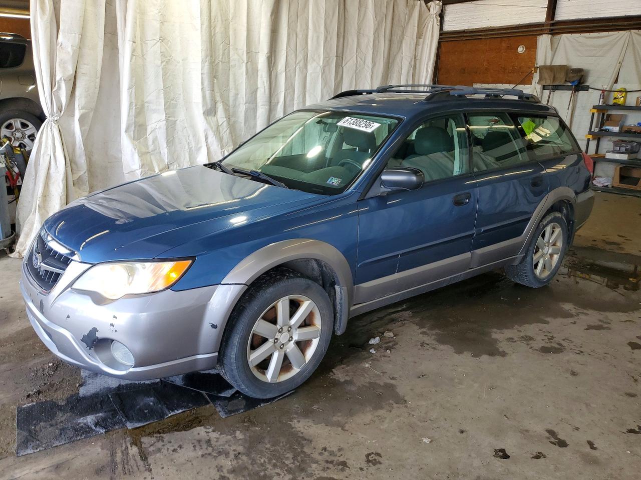2008 Subaru Outback 2.5i Blue vin: 4S4BP61C587314676