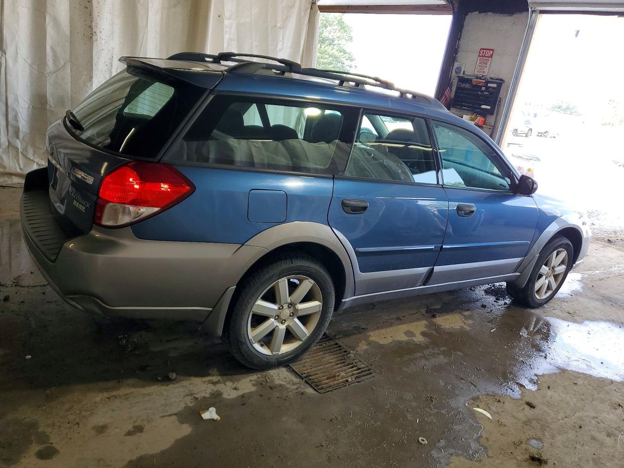 2008 Subaru Outback 2.5i Blue vin: 4S4BP61C587314676