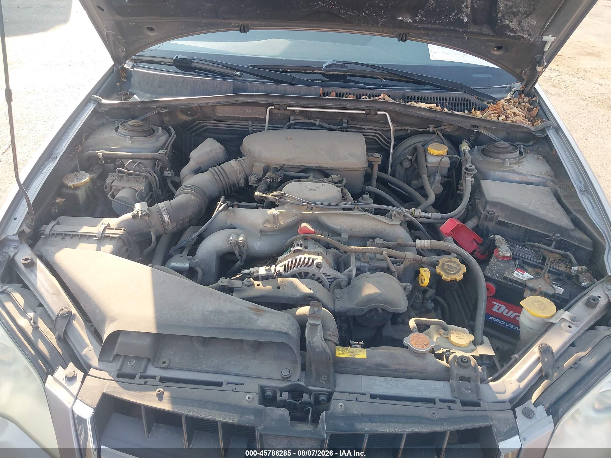 2008 Subaru Outback 2.5i/2.5i L.l. Bean Edition Серебряный vin: 4S4BP61C587360198