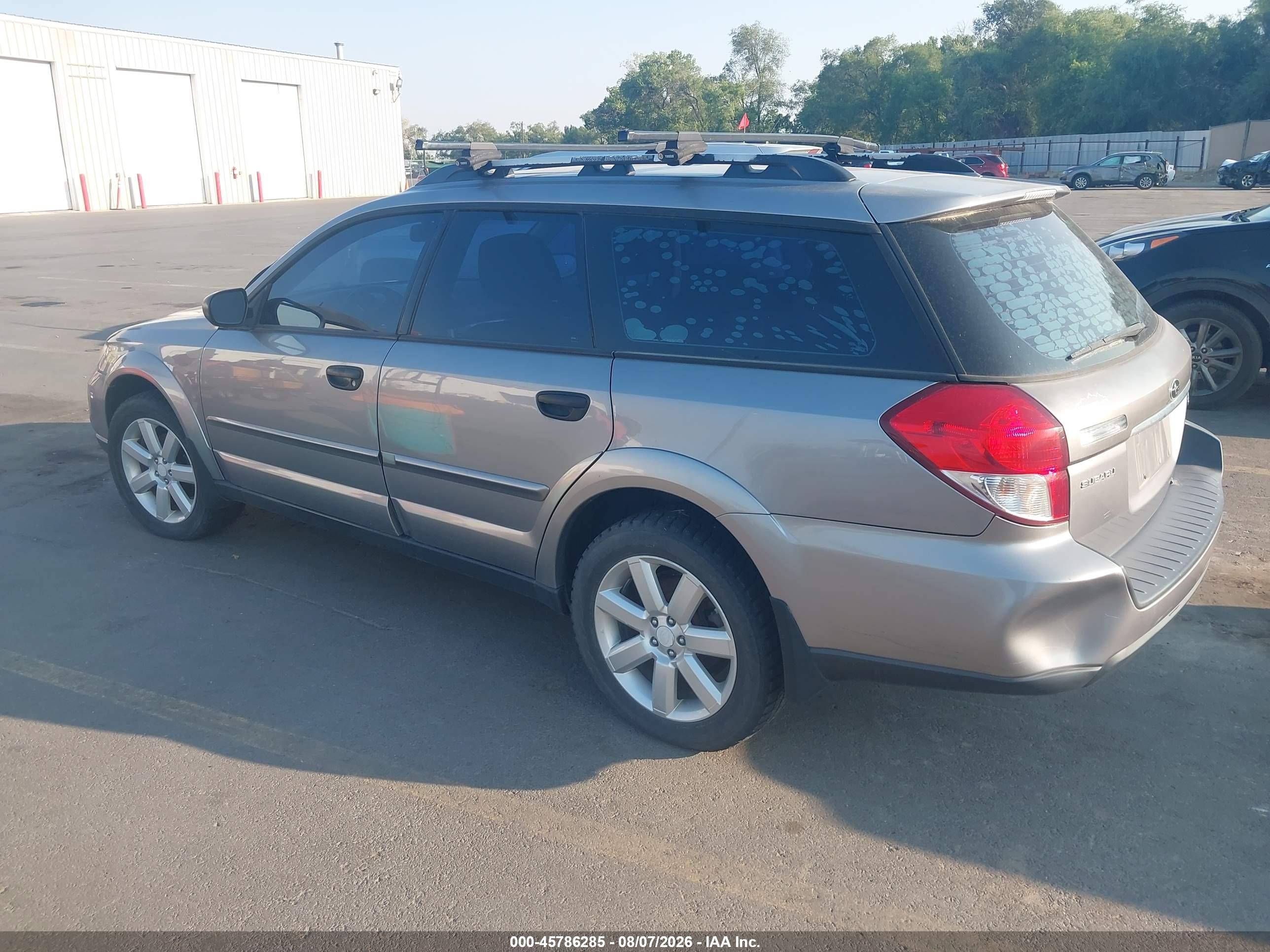 2008 Subaru Outback 2.5i/2.5i L.l. Bean Edition Серебряный vin: 4S4BP61C587360198