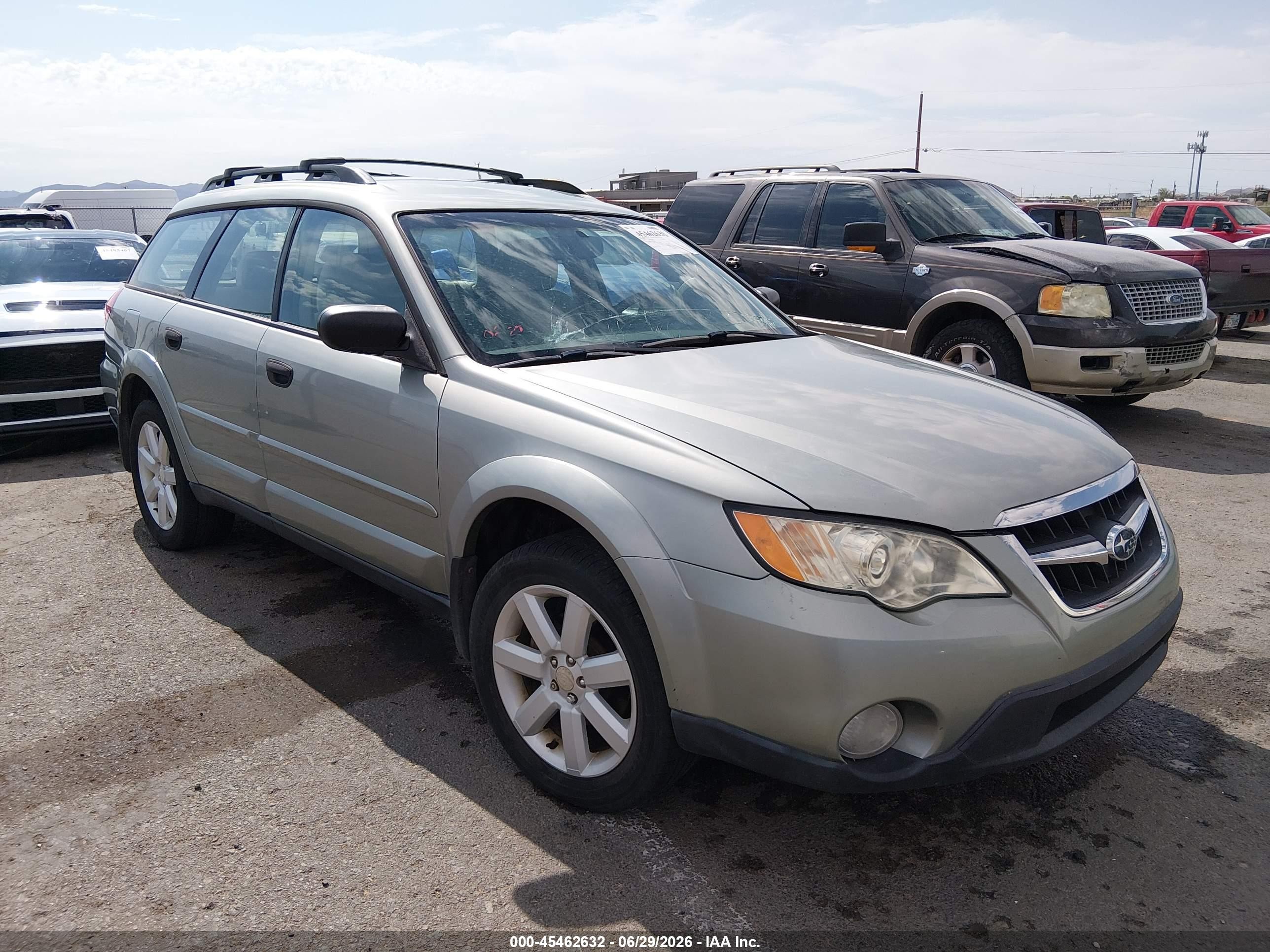 2009 Subaru Outback 2.5i Gold vin: 4S4BP61C596312255