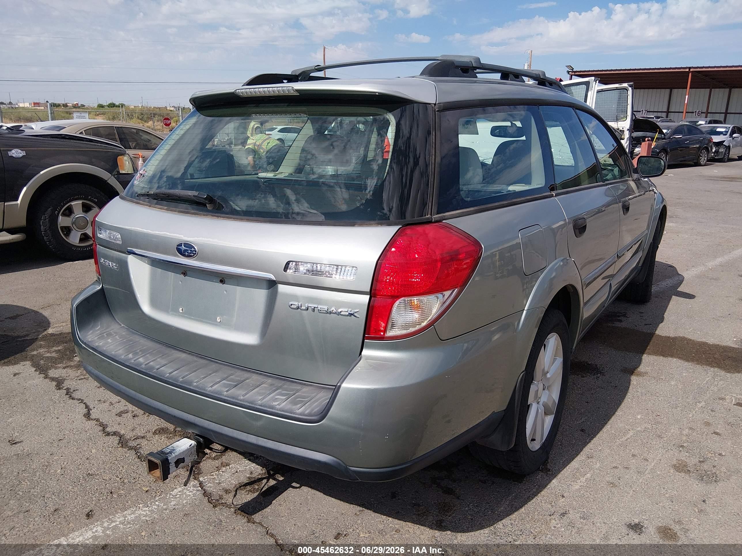 2009 Subaru Outback 2.5i Gold vin: 4S4BP61C596312255