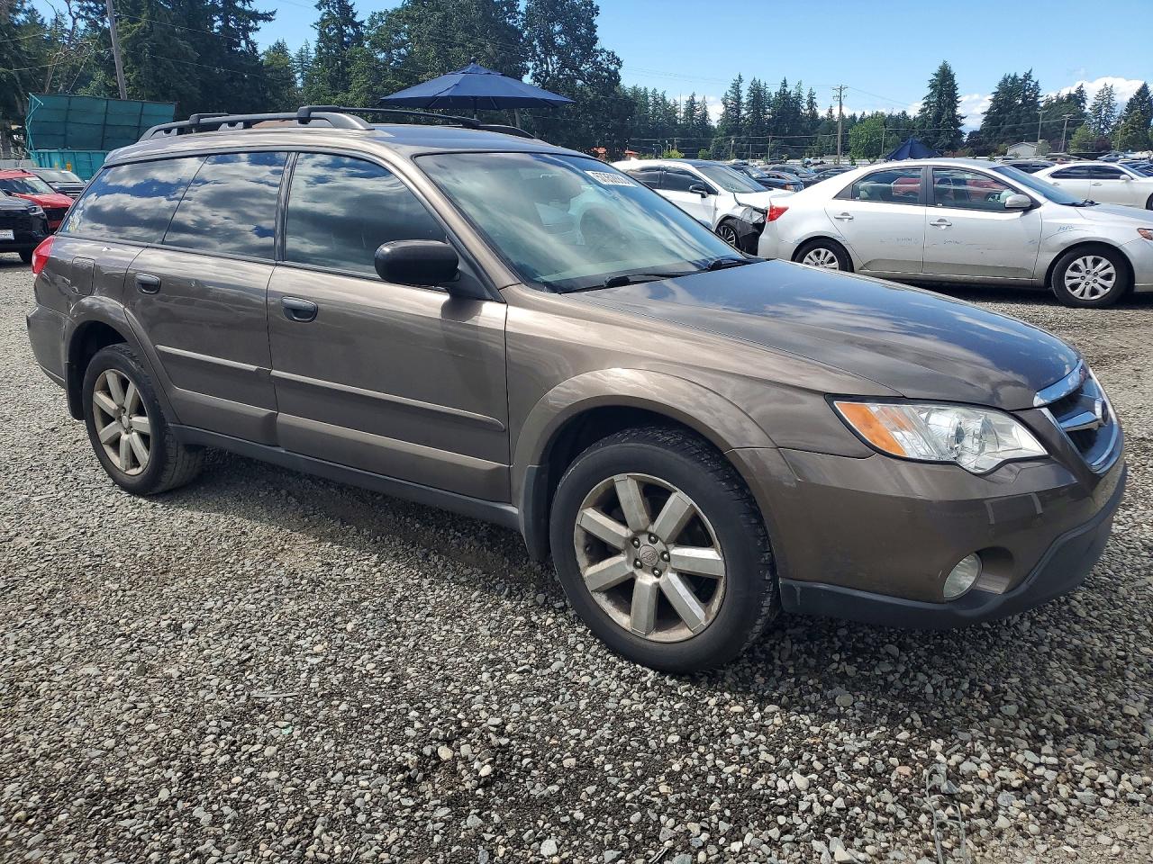 2009 Subaru Outback 2.5i Brown vin: 4S4BP61C597323976