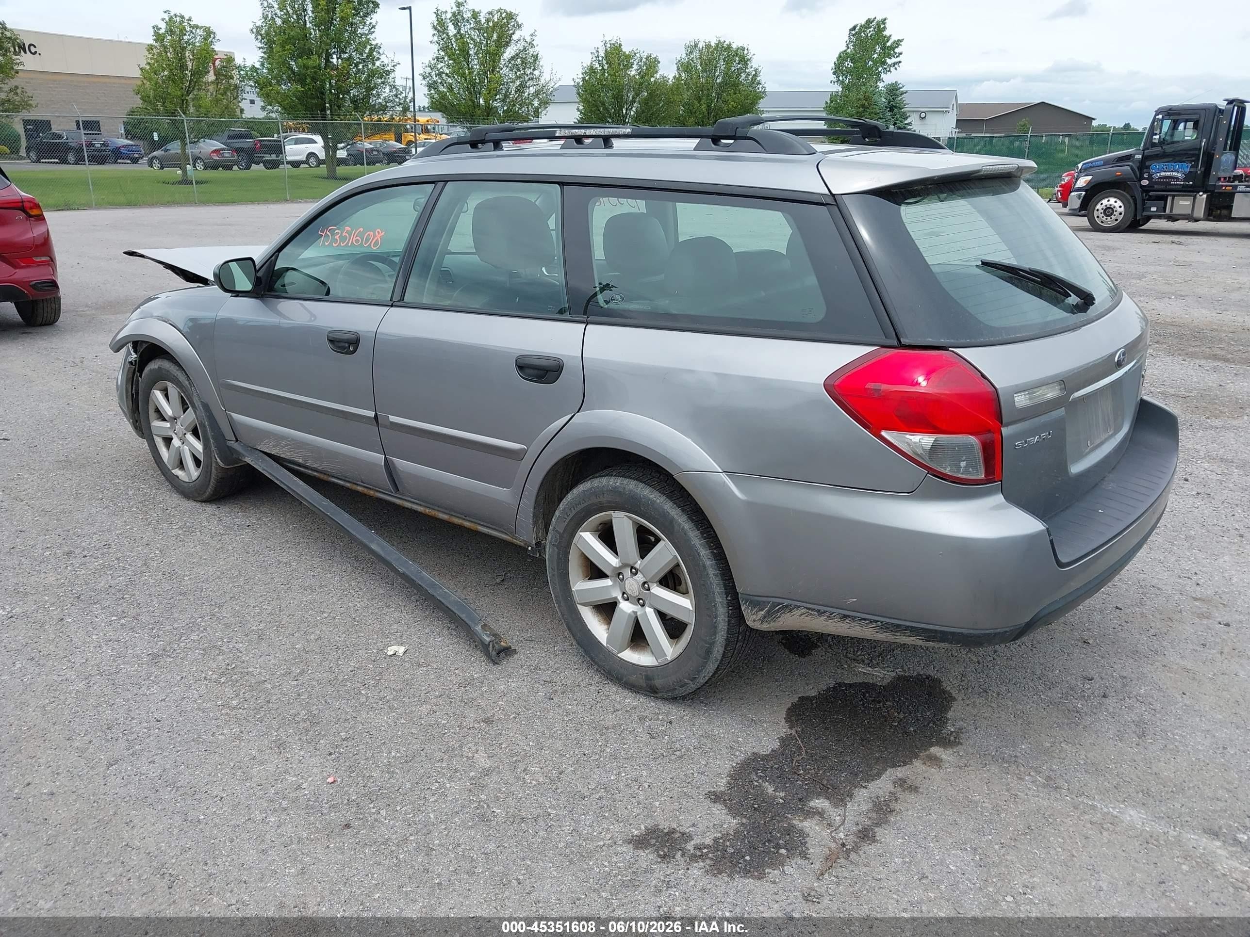 2009 Subaru Outback 2.5i Gray vin: 4S4BP61C597324707