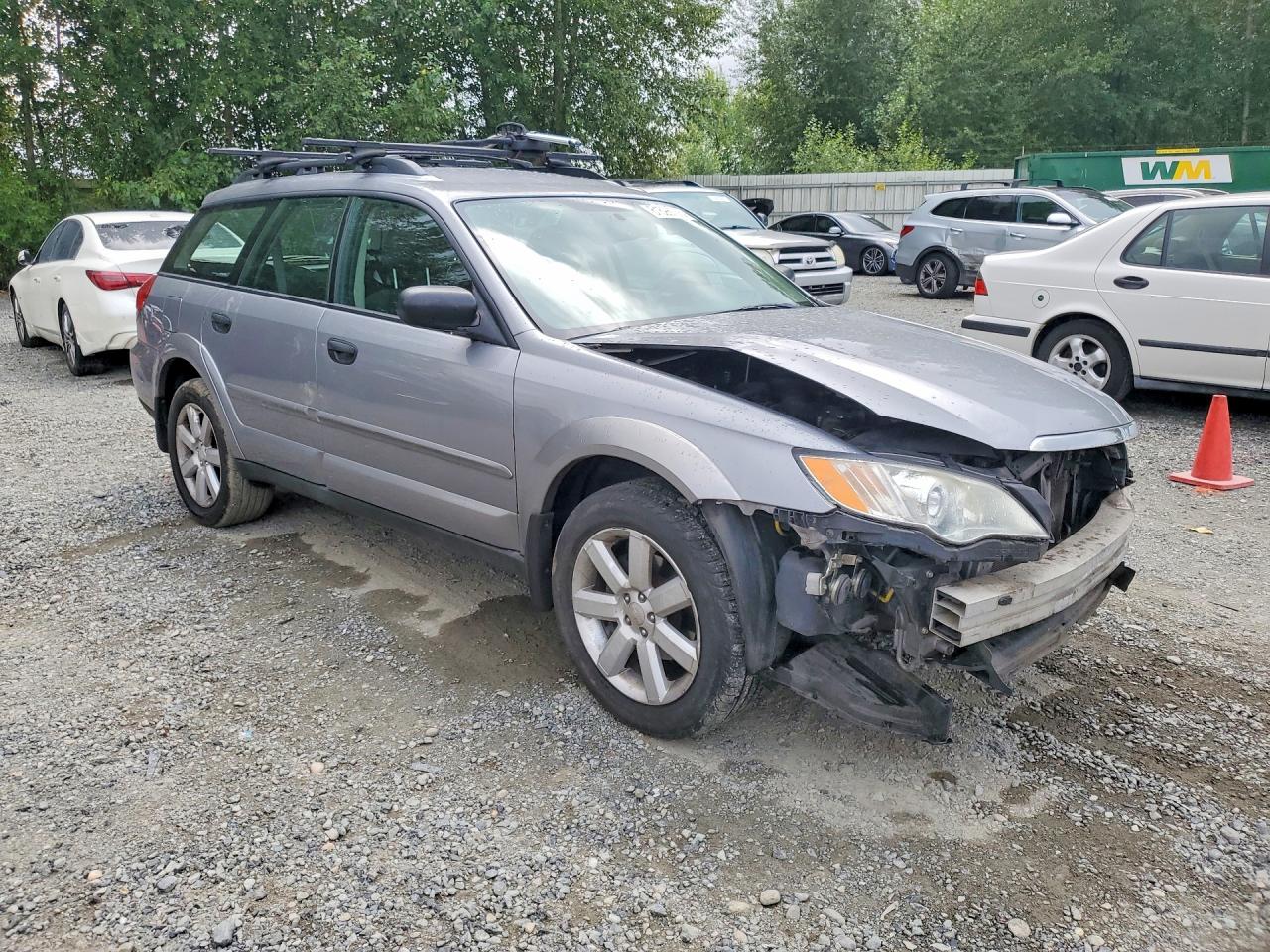 2009 Subaru Outback 2.5i Silver vin: 4S4BP61C597348151