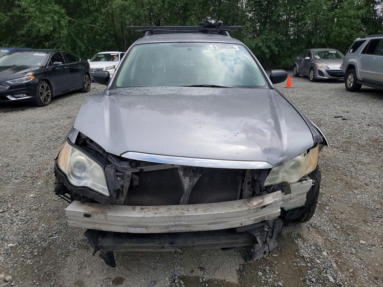 2009 Subaru Outback 2.5i Silver vin: 4S4BP61C597348151