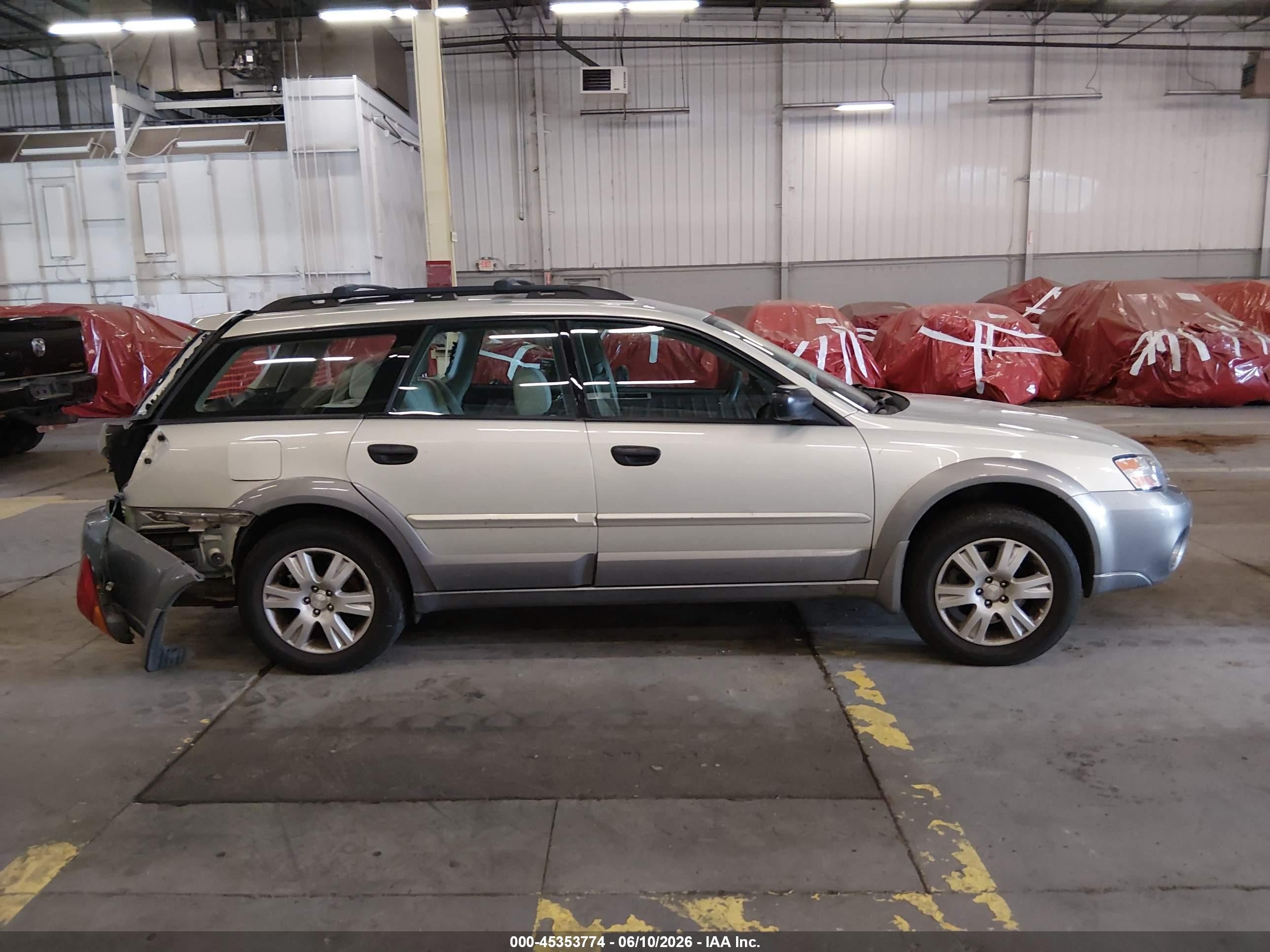 2005 Subaru Outback 2.5i Champagne vin: 4S4BP61C657360366