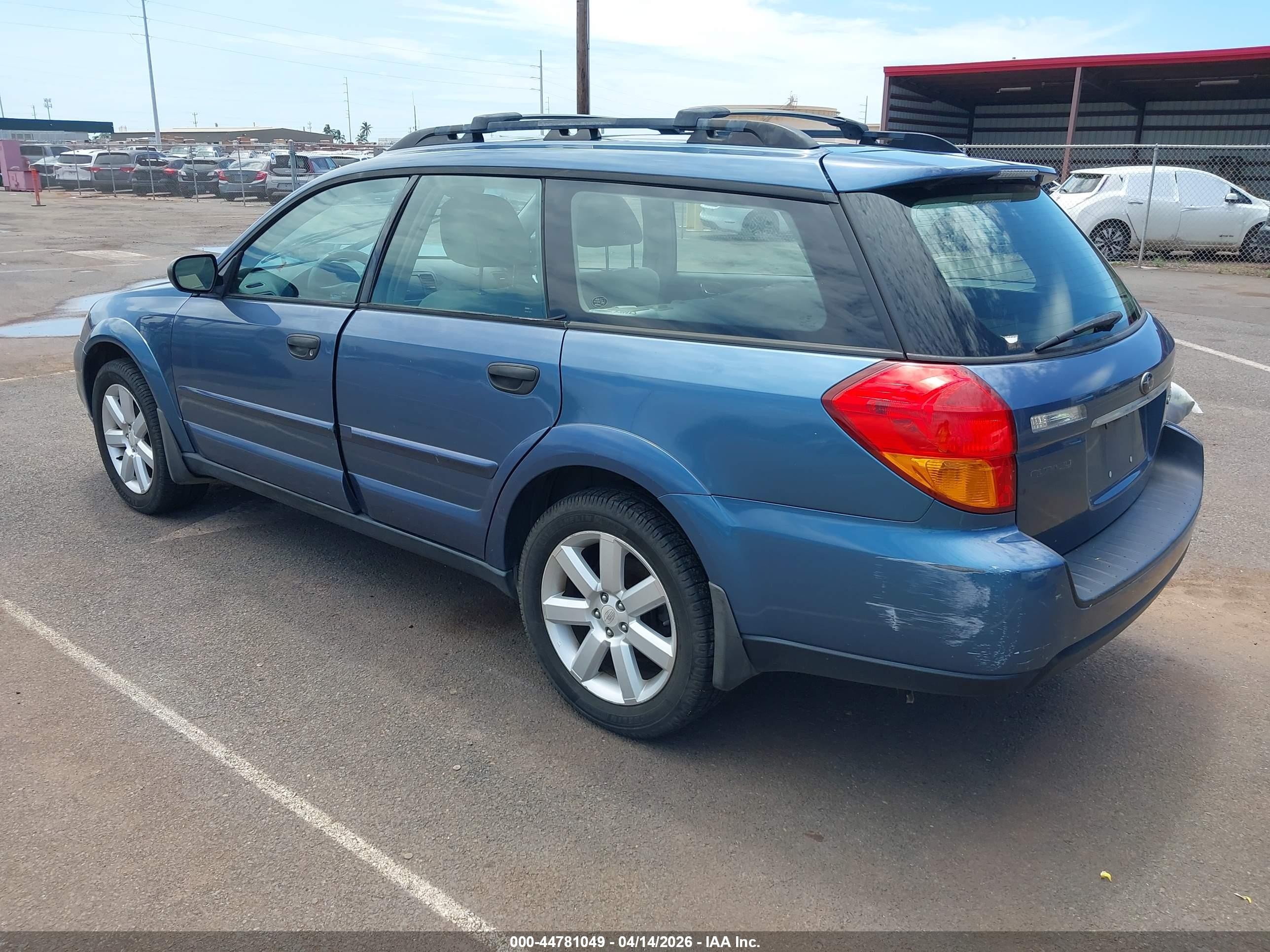 2006 Subaru Outback 2.5i Light Blue vin: 4S4BP61C666310610