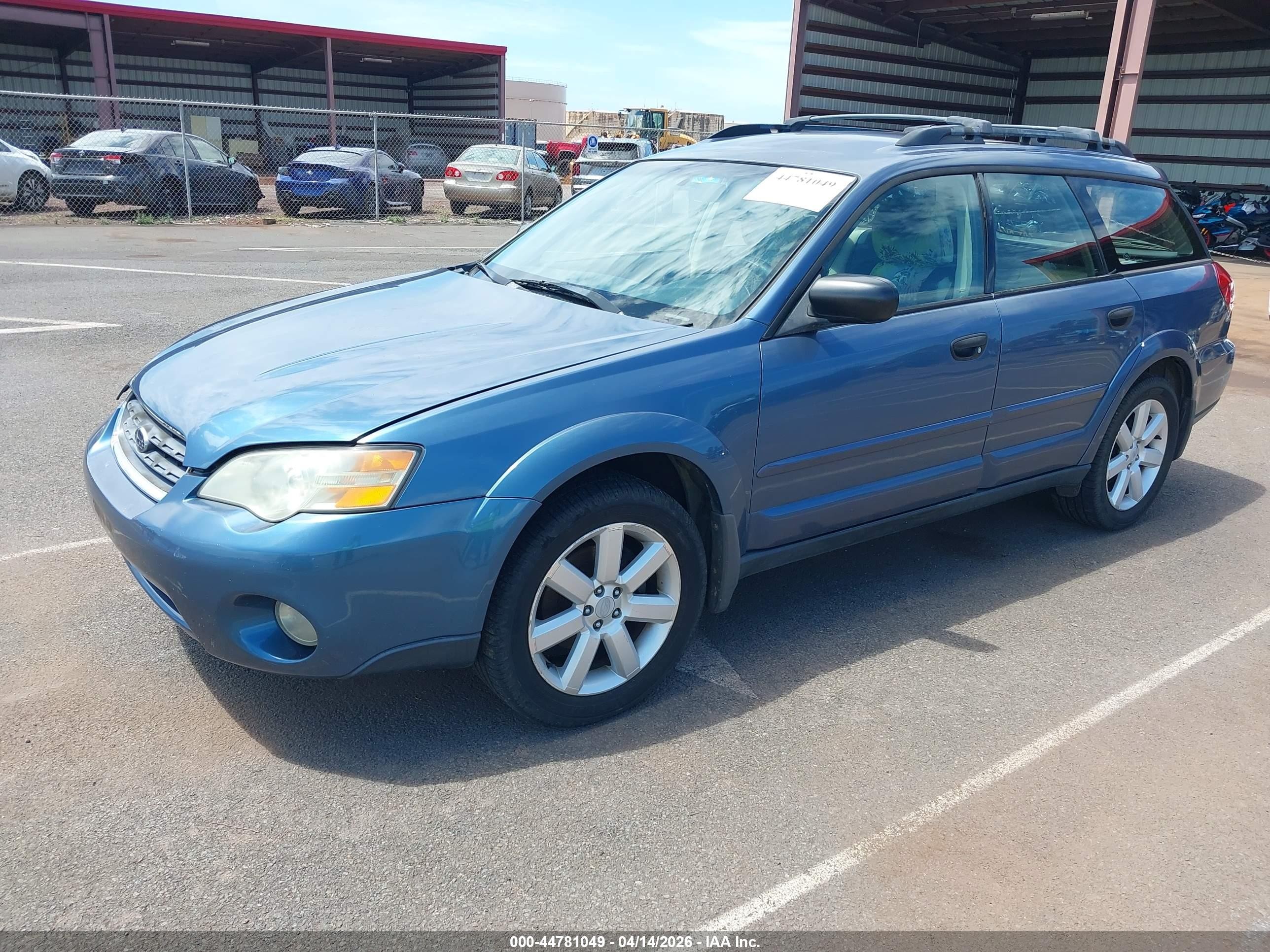 2006 Subaru Outback 2.5i Light Blue vin: 4S4BP61C666310610