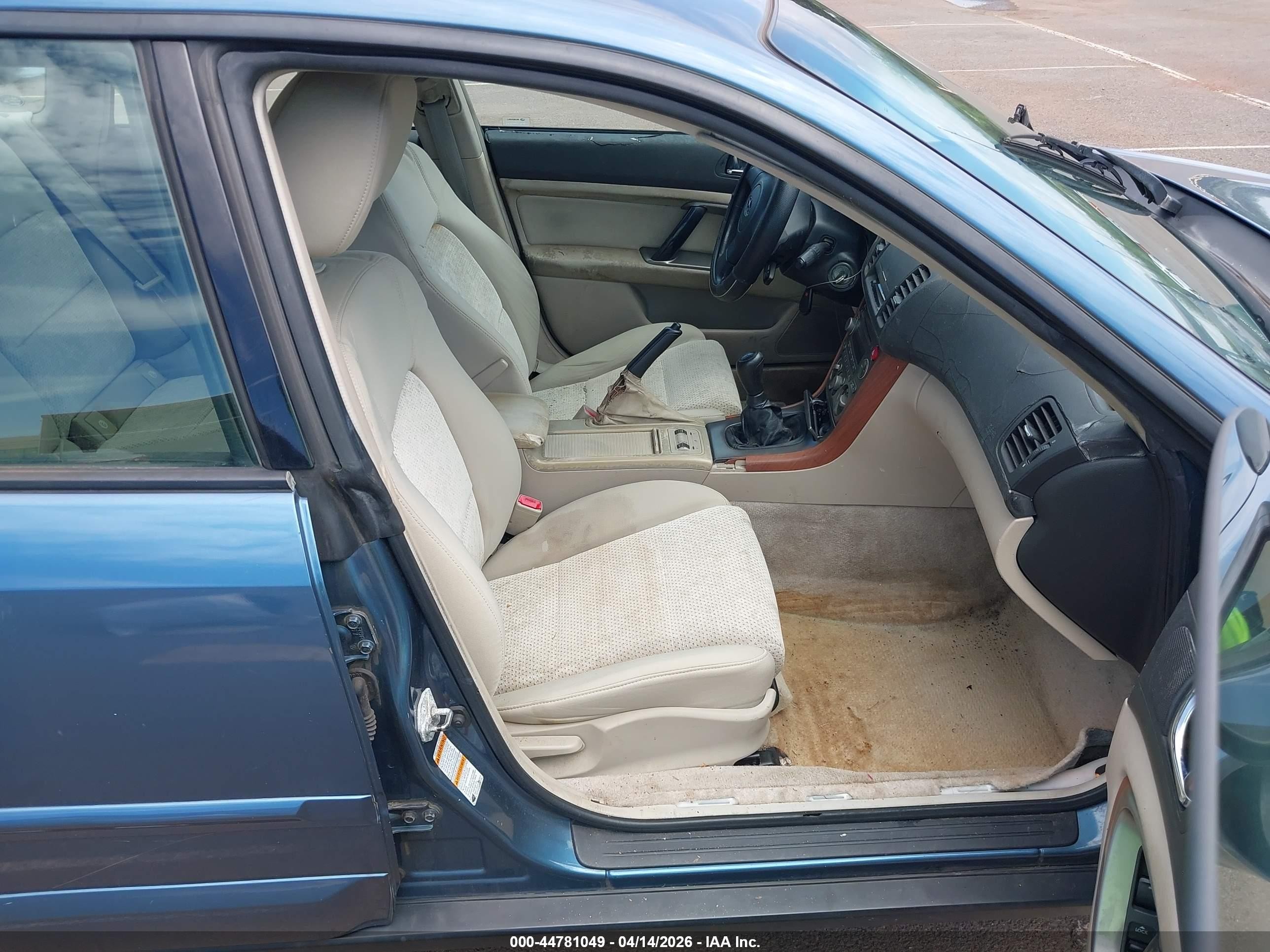 2006 Subaru Outback 2.5i Light Blue vin: 4S4BP61C666310610
