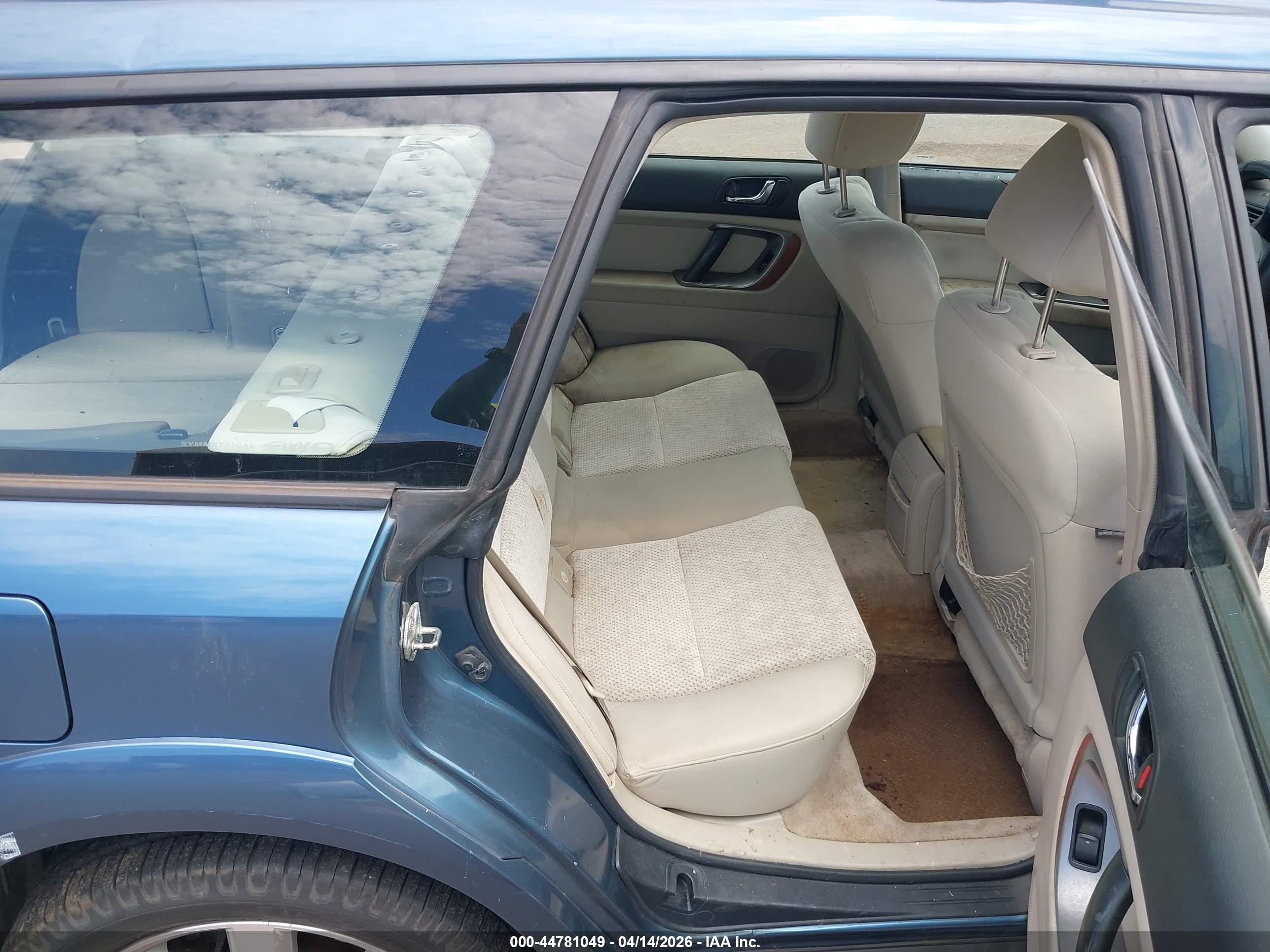 2006 Subaru Outback 2.5i Light Blue vin: 4S4BP61C666310610