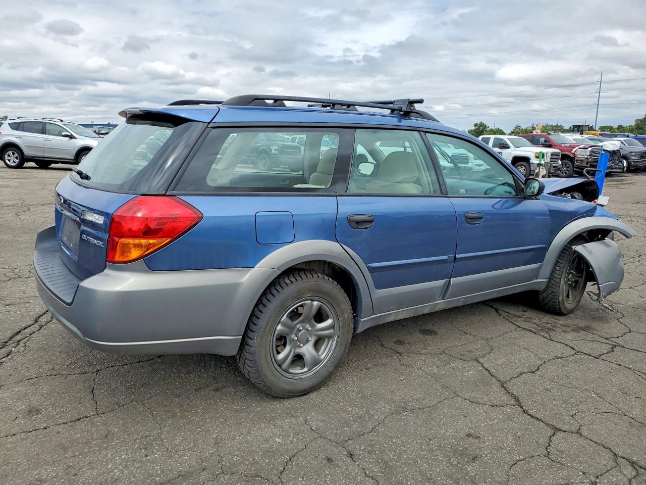 2007 Subaru Outback Outback 2.5i Blue vin: 4S4BP61C676340157