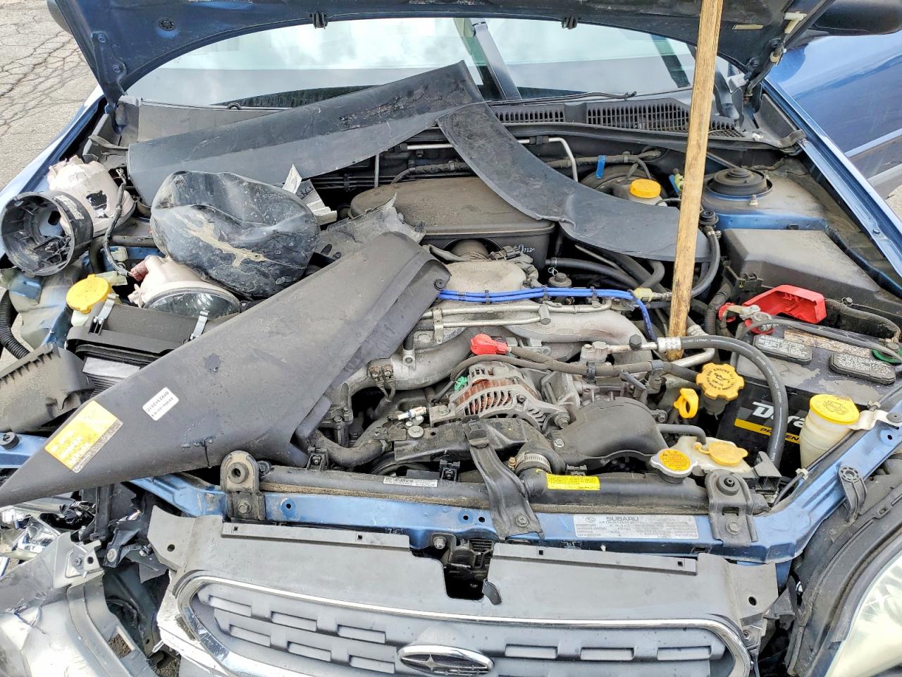 2007 Subaru Outback Outback 2.5i Blue vin: 4S4BP61C676340157