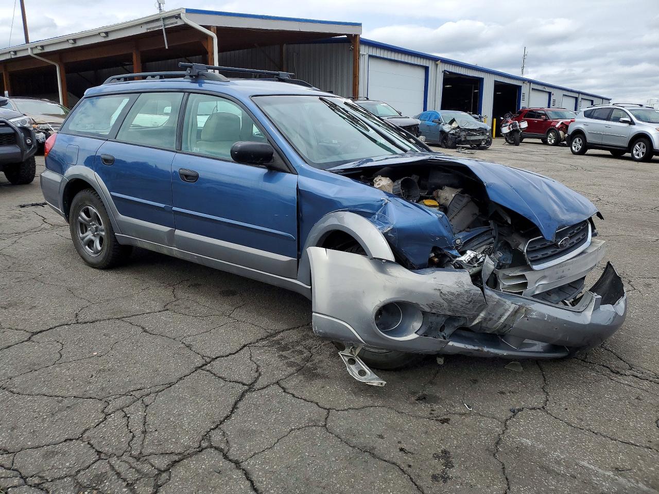 2007 Subaru Outback Outback 2.5i Blue vin: 4S4BP61C676340157