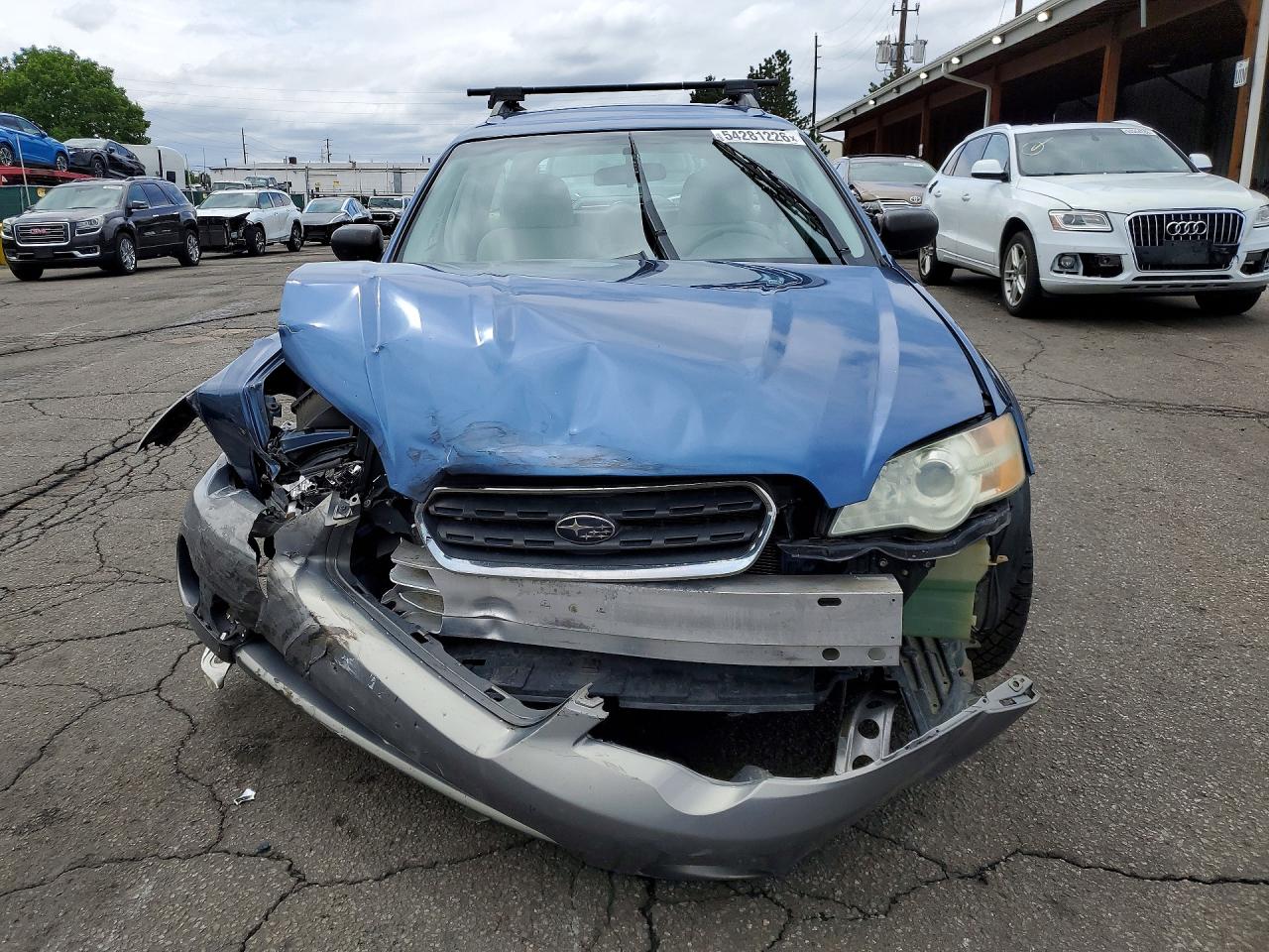 2007 Subaru Outback Outback 2.5i Blue vin: 4S4BP61C676340157