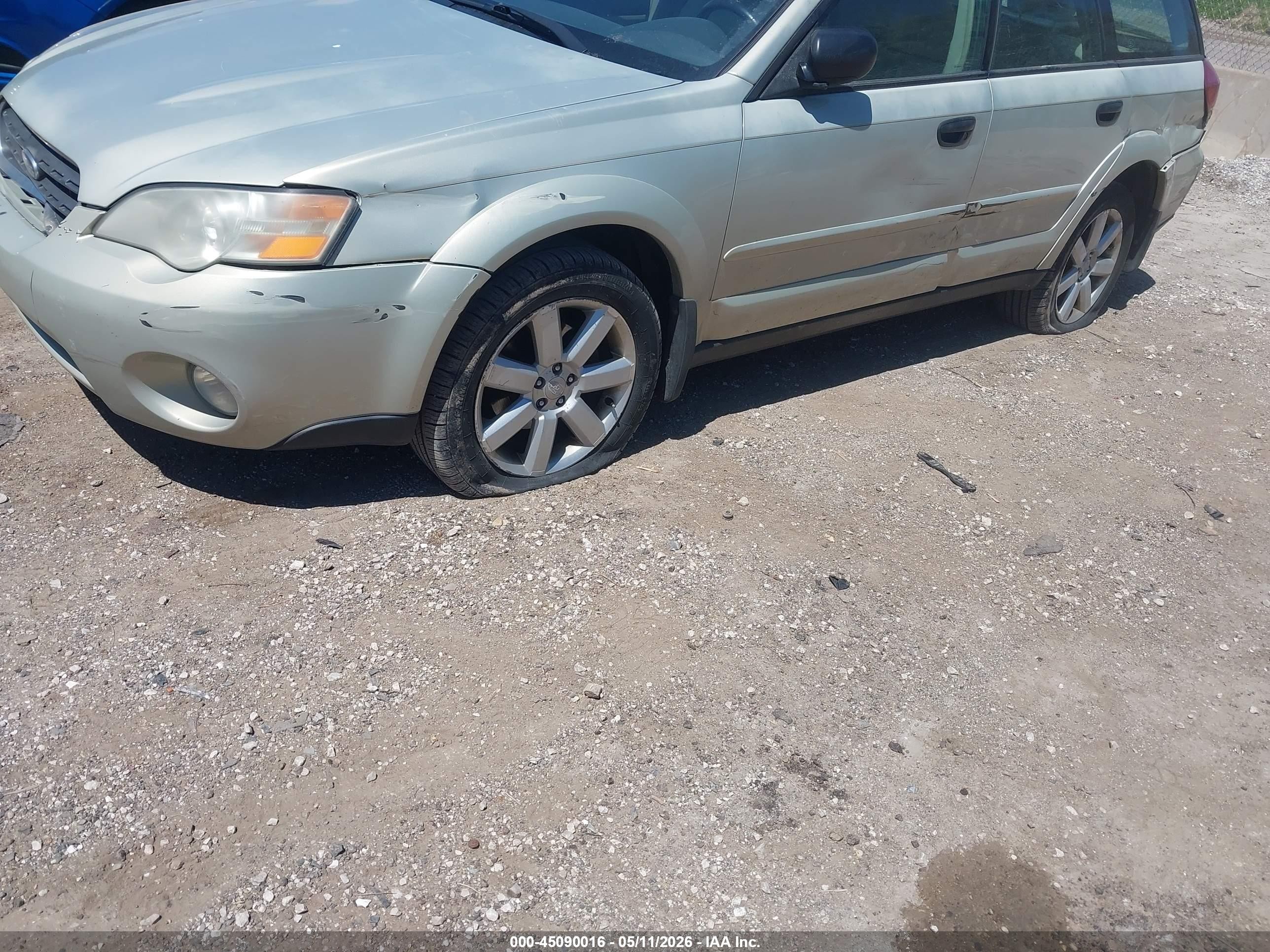 2007 Subaru Outback 2.5i Green vin: 4S4BP61C677311025