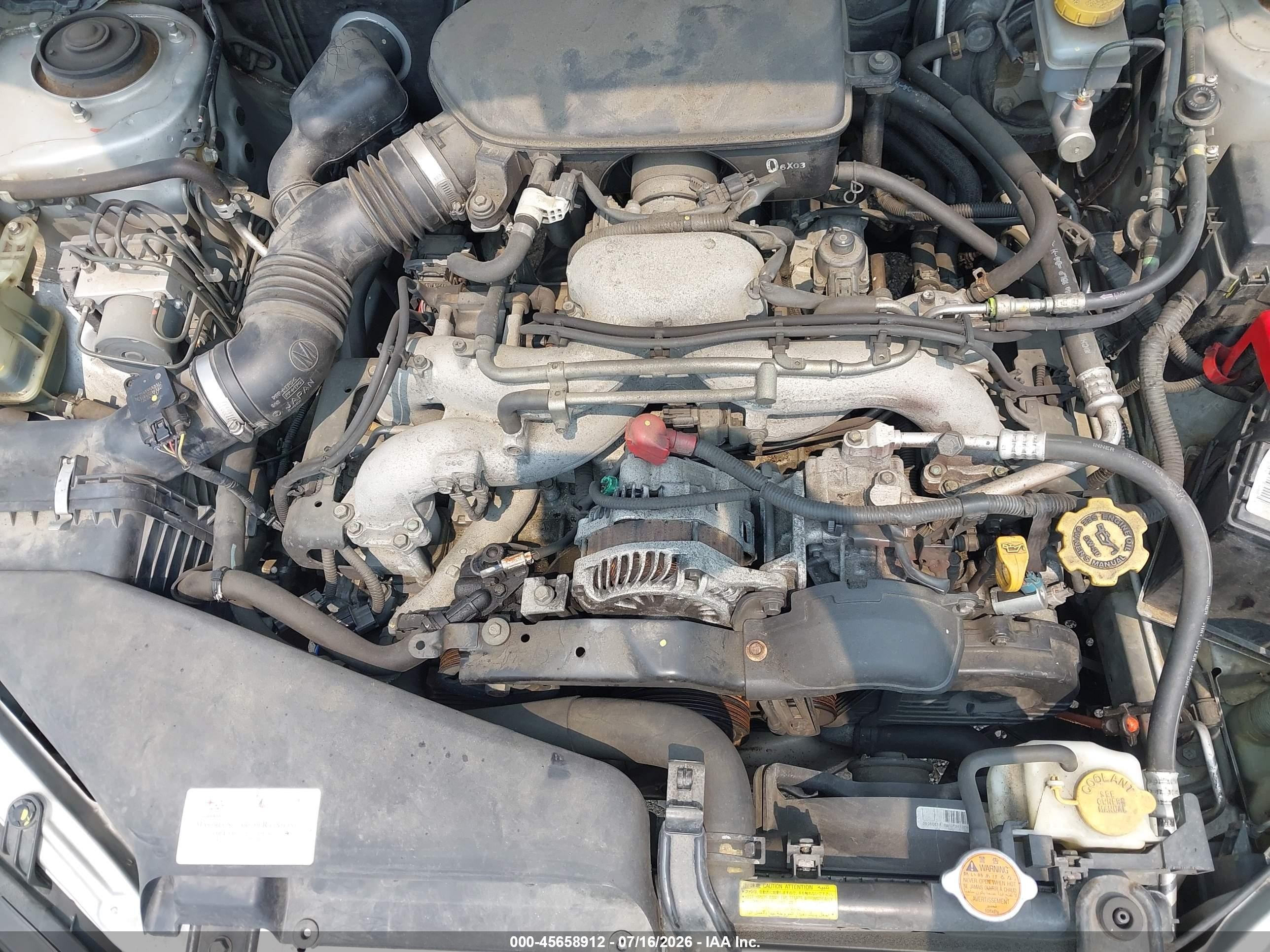 2007 Subaru Outback 2.5i Basic Silver vin: 4S4BP61C677317651