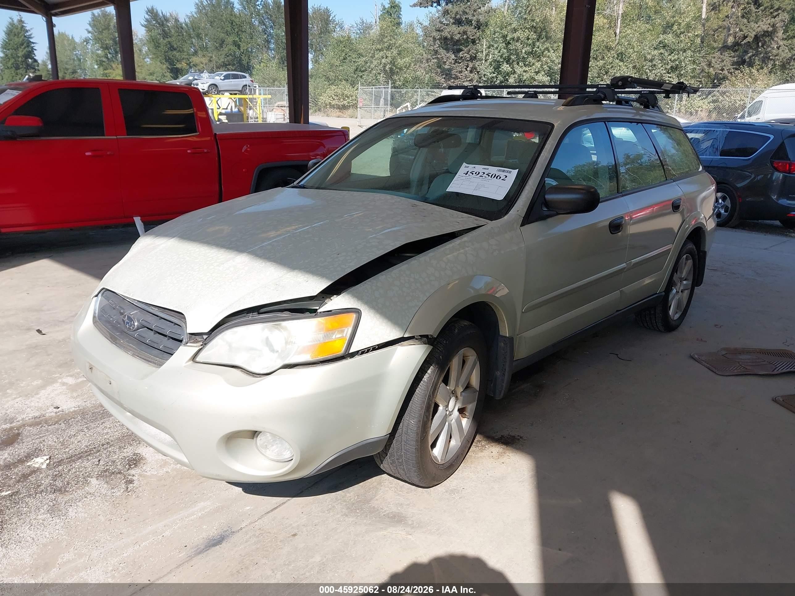 2007 Subaru Outback 2.5i Tan vin: 4S4BP61C677321649