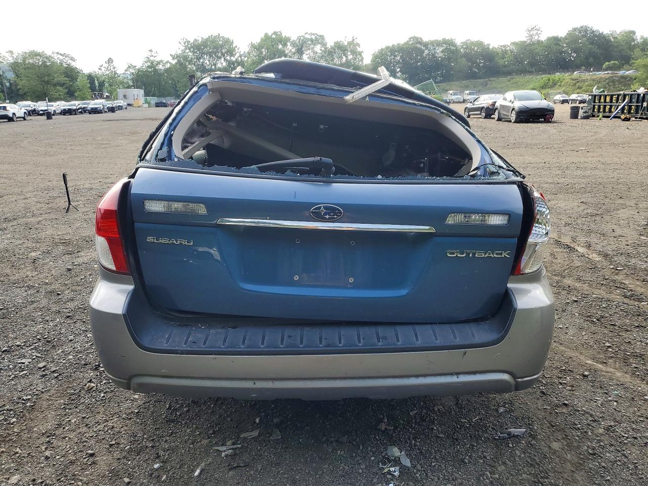 2008 Subaru Outback 2.5i Blue vin: 4S4BP61C686310268