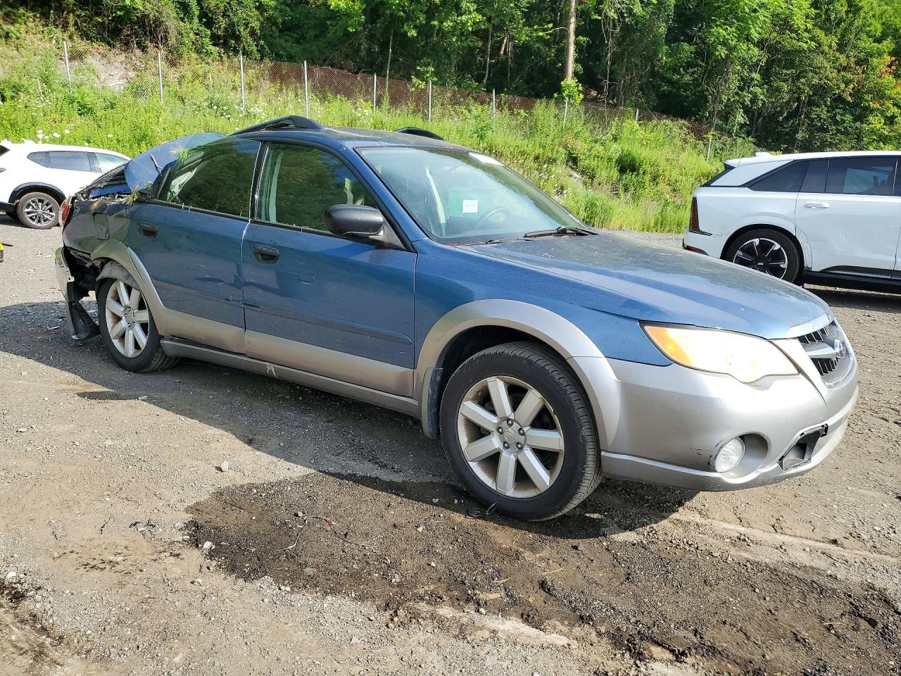 2008 Subaru Outback 2.5i Blue vin: 4S4BP61C686310268
