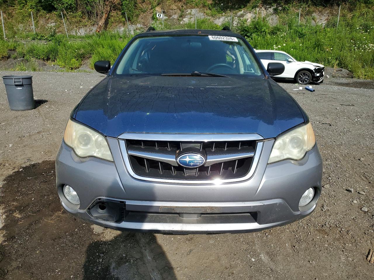 2008 Subaru Outback 2.5i Blue vin: 4S4BP61C686310268