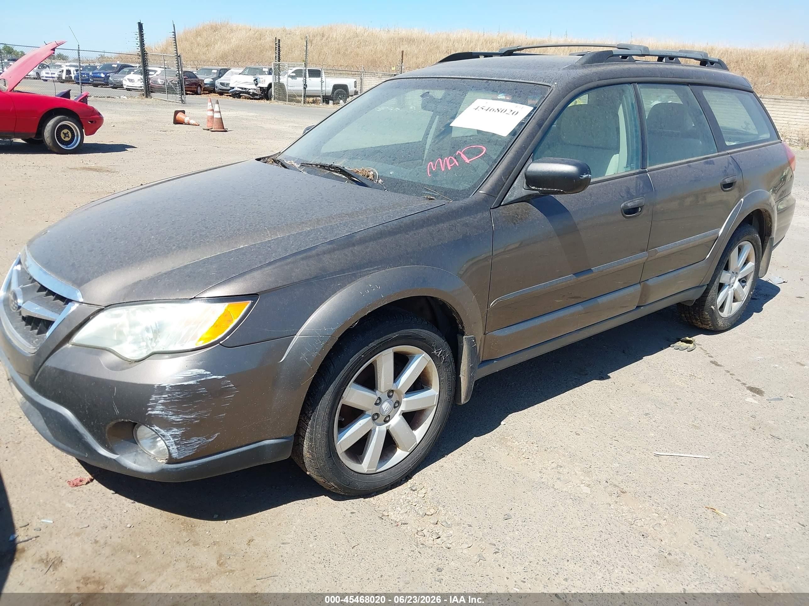 2008 Subaru Outback (natl) I/ll Bean W/nav/ll Bean W/nav/vdc Brown vin: 4S4BP61C687300981